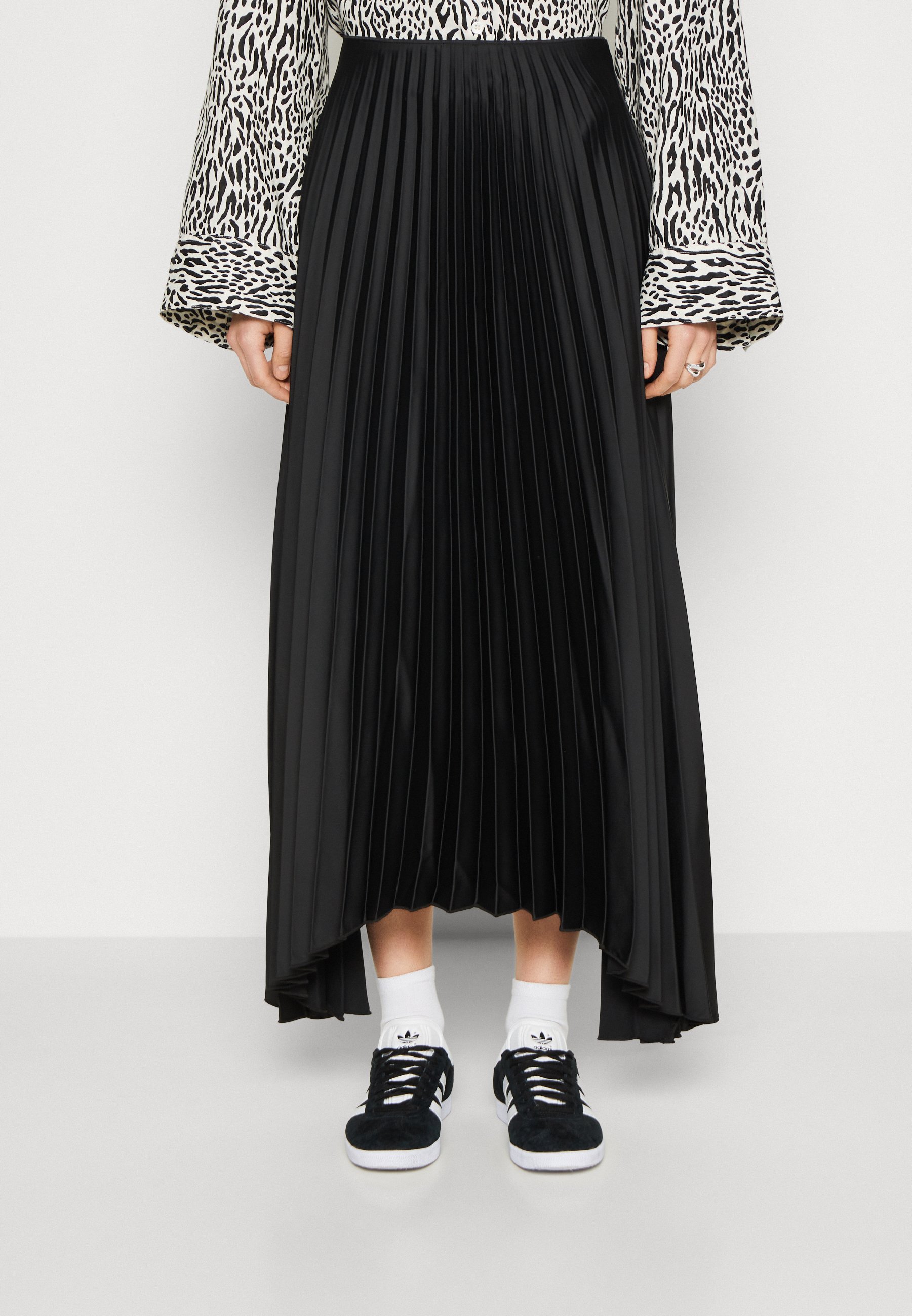 SLFTINA LONG PLISSE SKIRT - A-line skirt