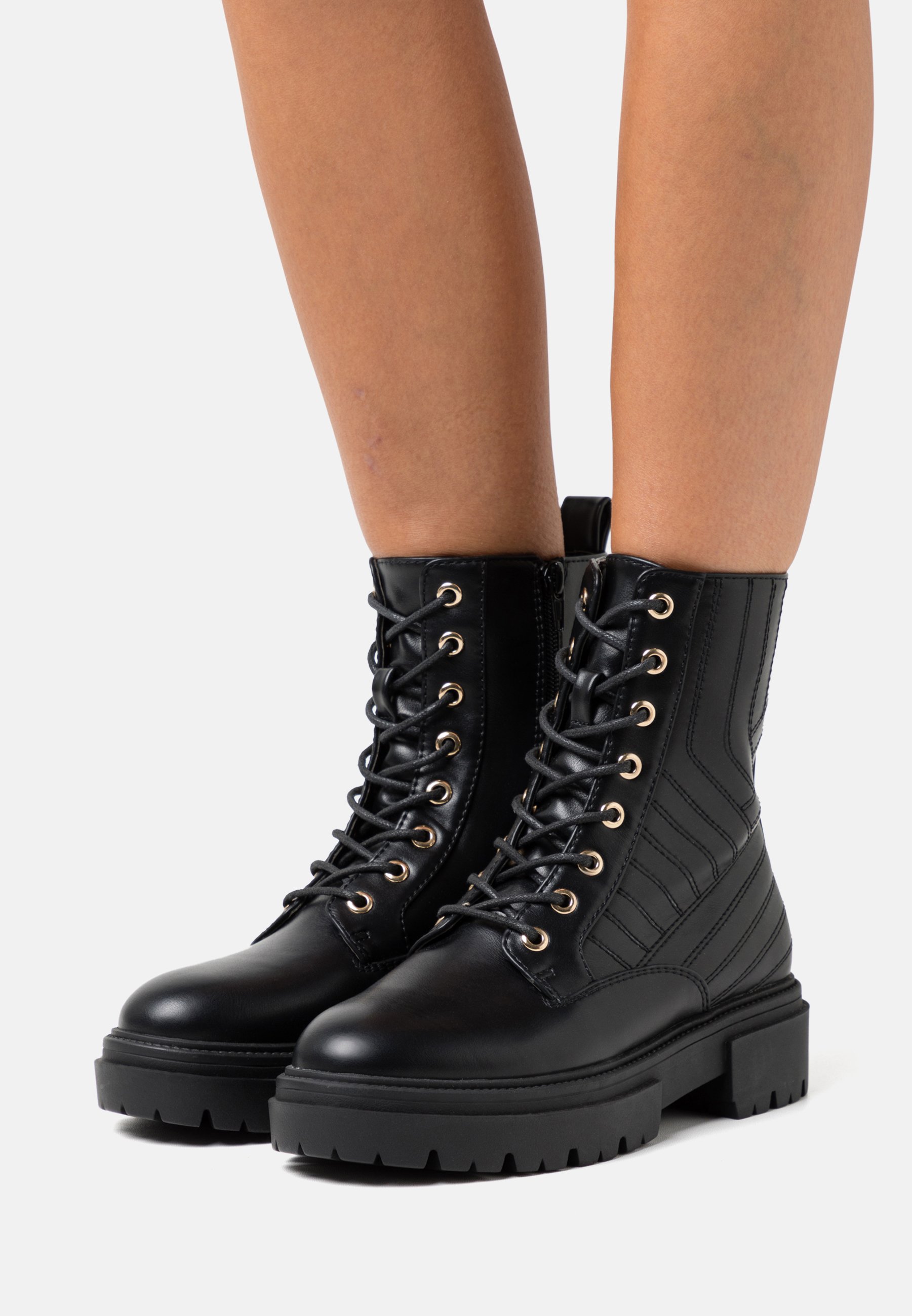 Lace-up ankle boots