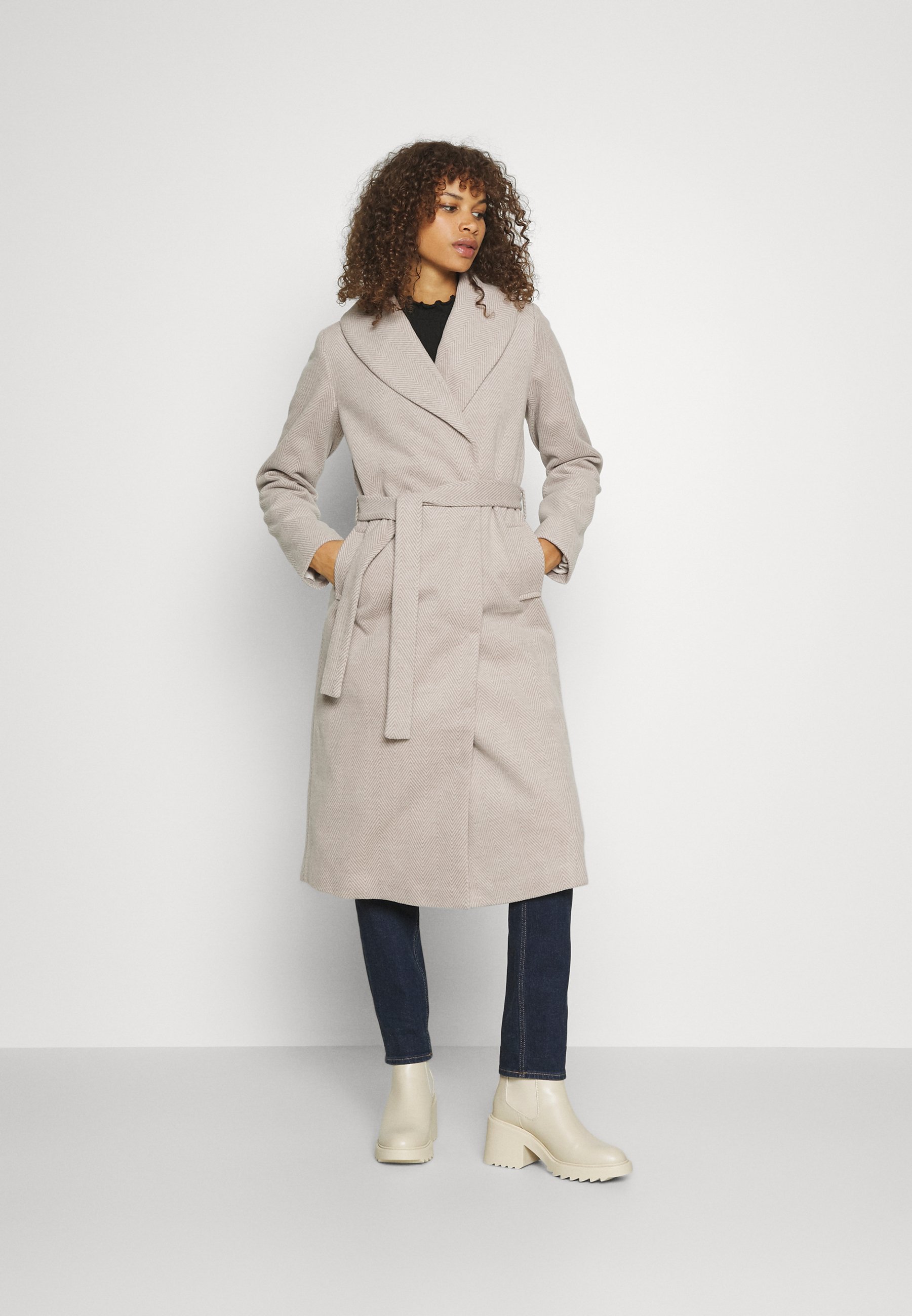 ONLSILLE LONG WRAP COAT - Classic coat
