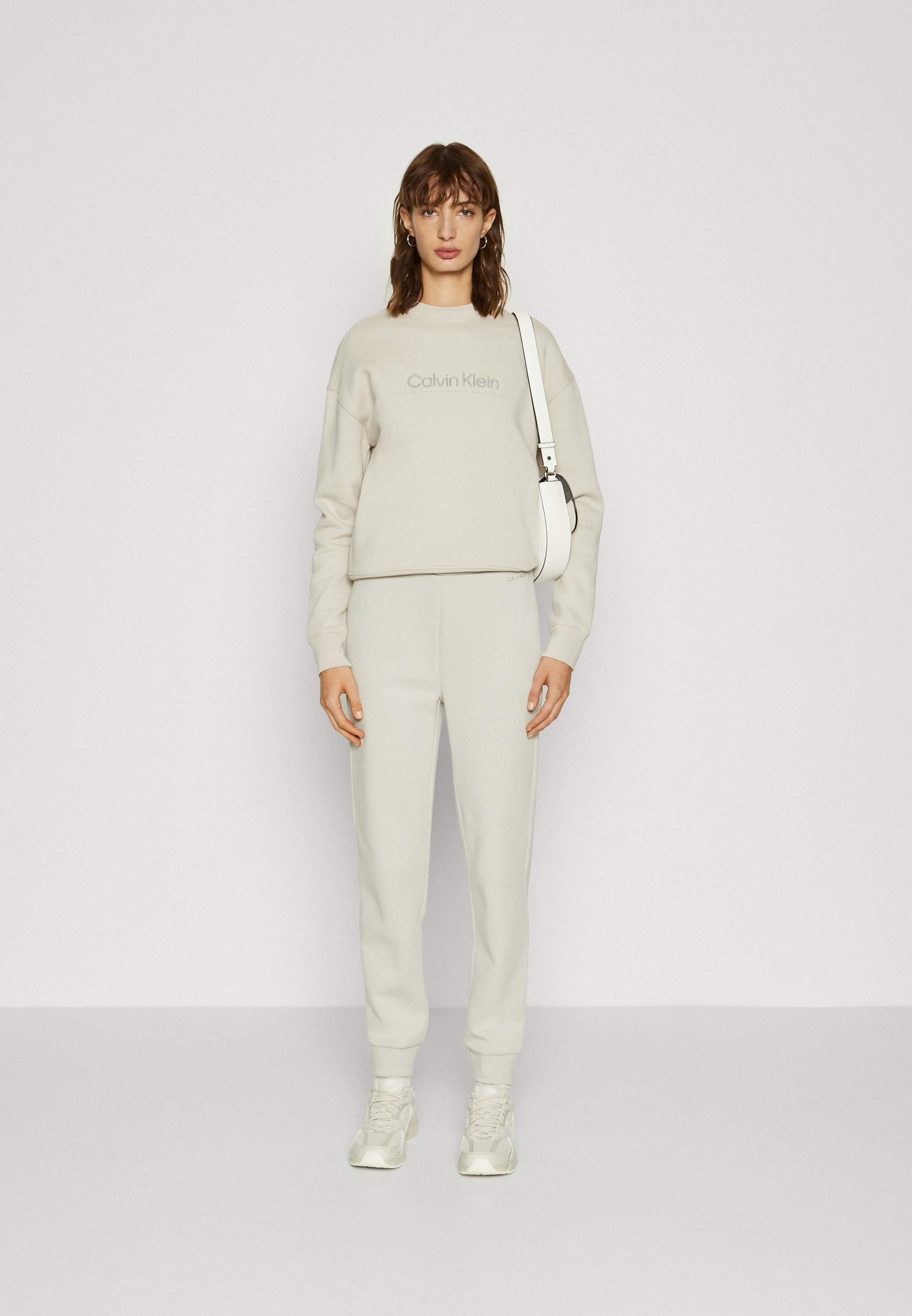 METALLIC MICRO LOGO - Tracksuit bottoms