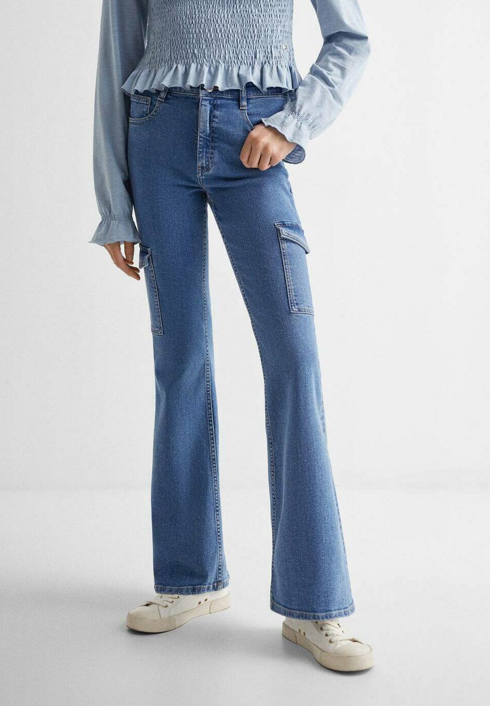 CARGOFL - Flared Jeans