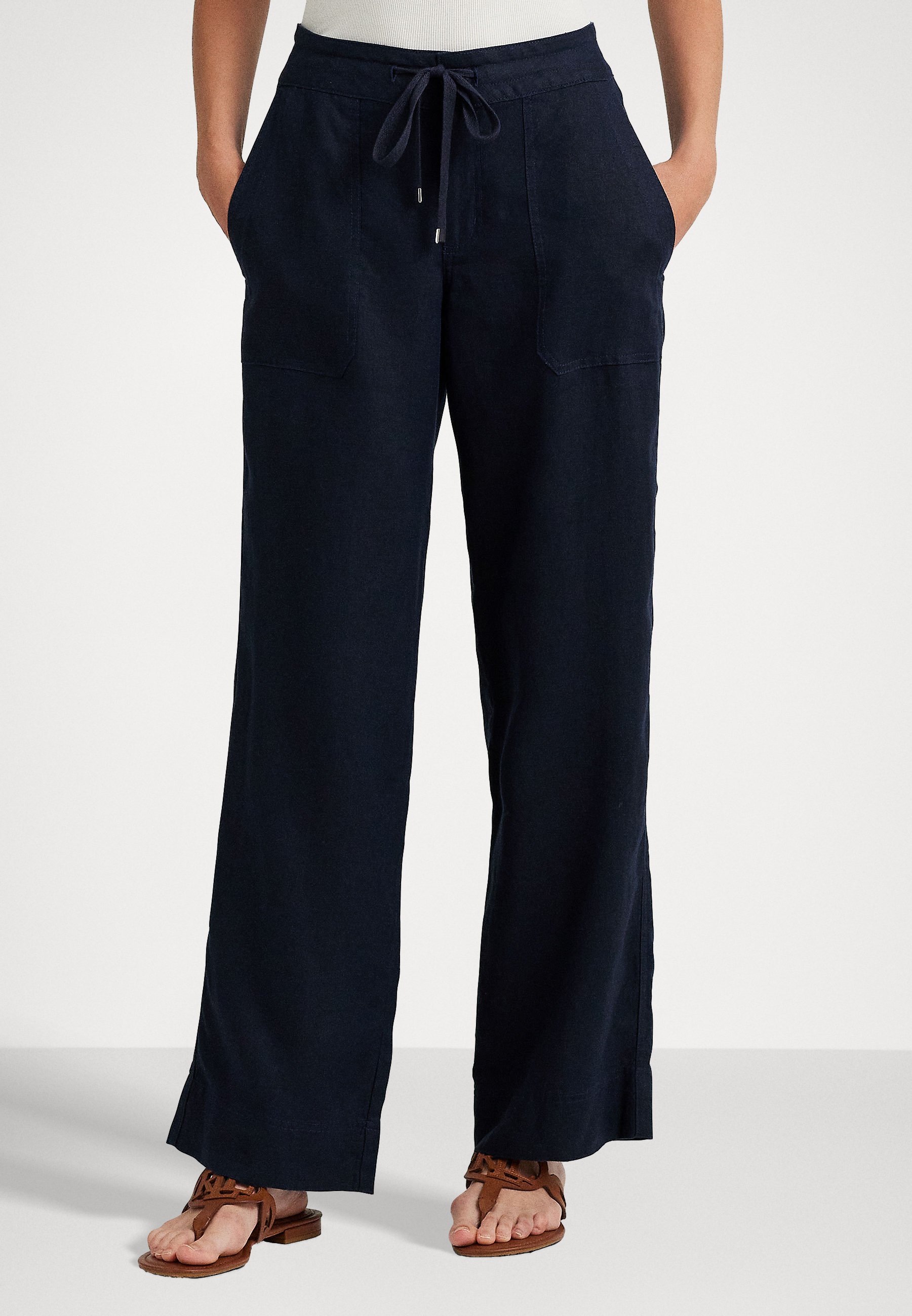 JOVONIE WIDE LEG PANT - Trousers