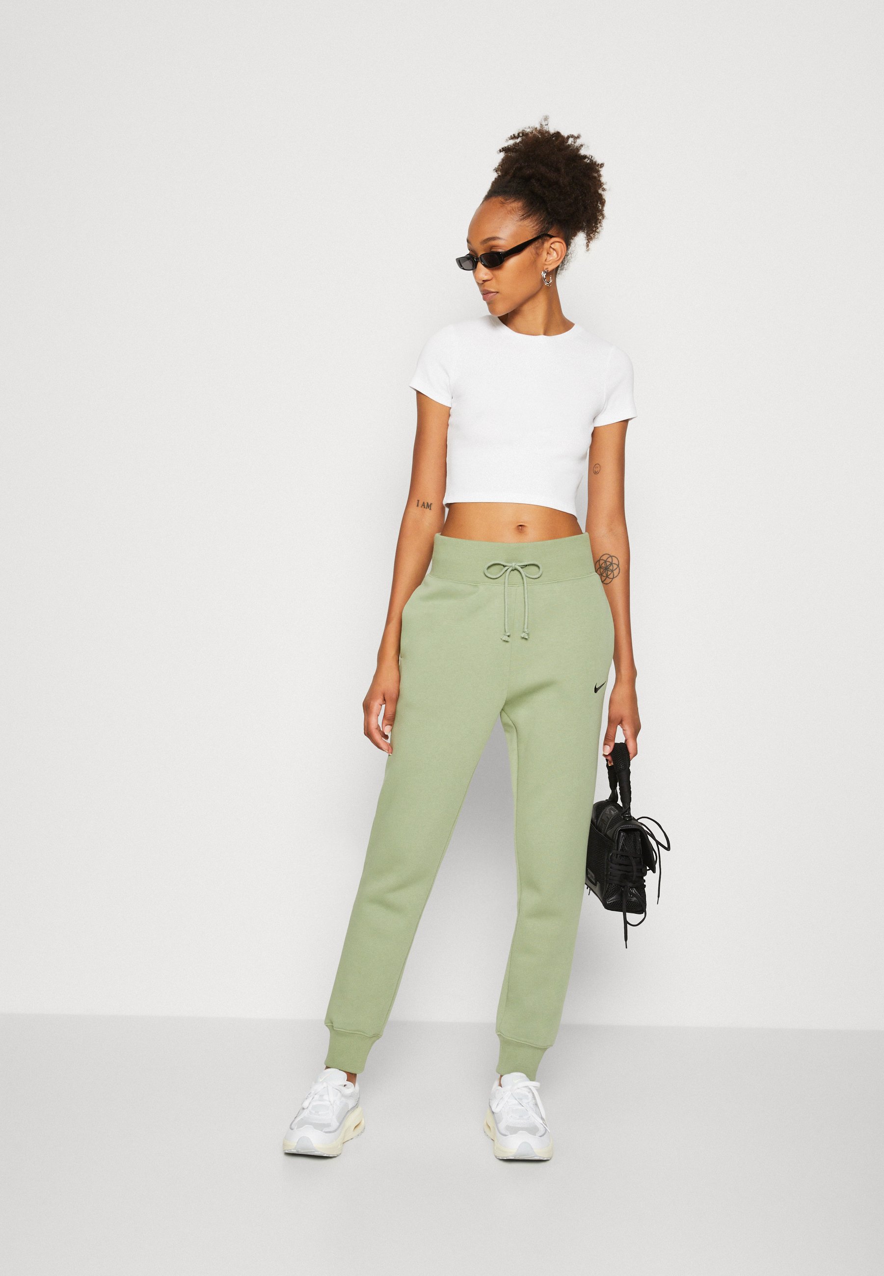 W NSW STYLE FLC HR PANT STD - Tracksuit bottoms