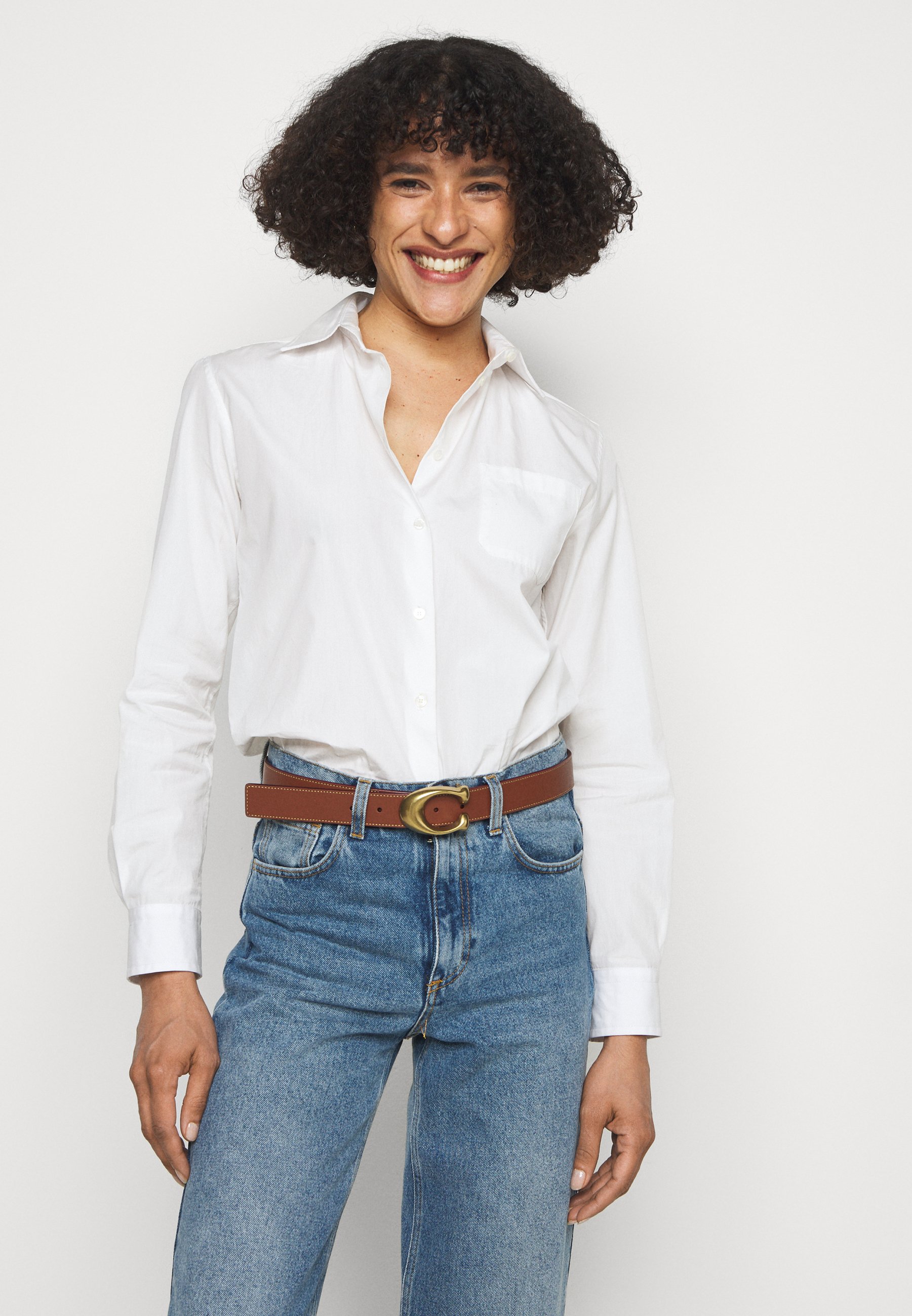 SCULPTED REVERSIBLE BELT - Belt