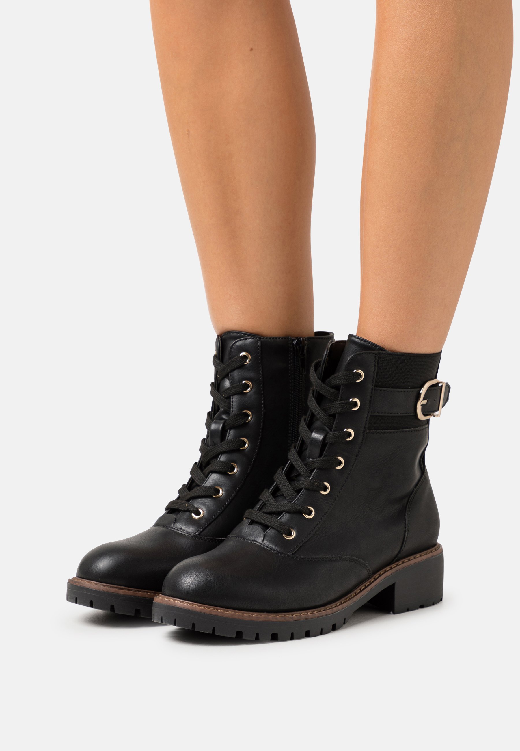 Lace-up ankle boots