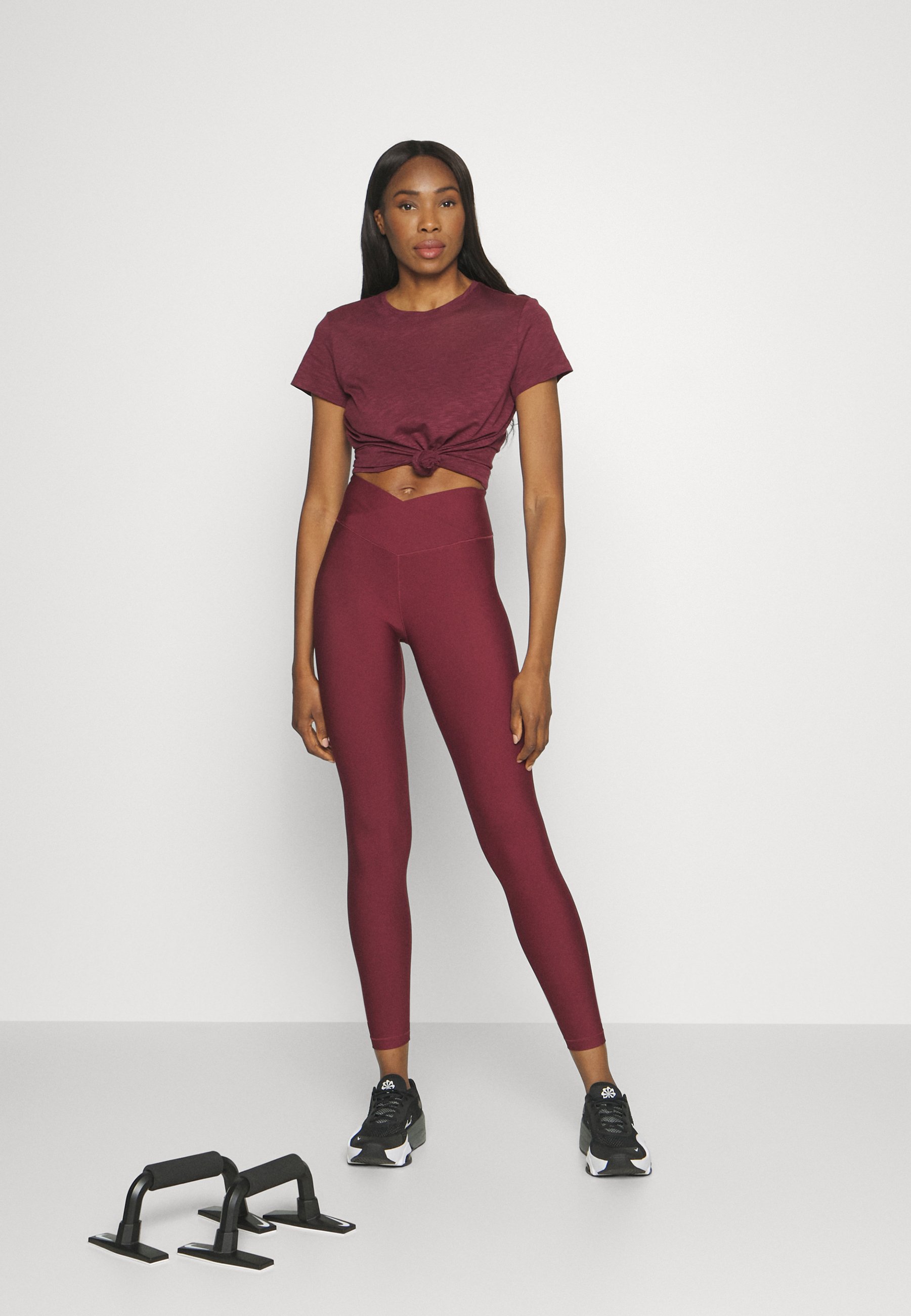 OVERLAP HIGH WAIST- Leggings