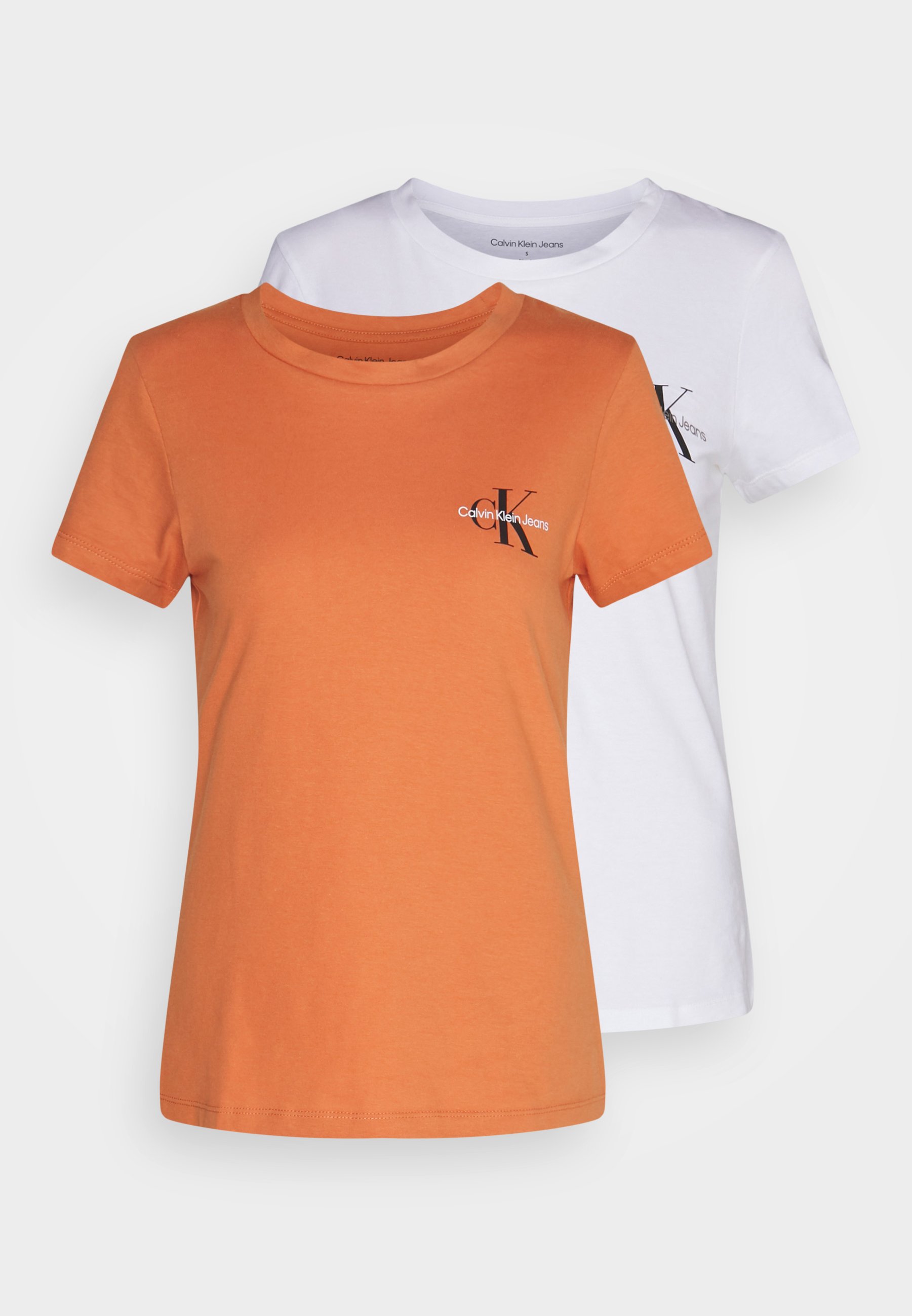 MONOLOGO SLIM TEE 2 PACK - Basic T-shirt