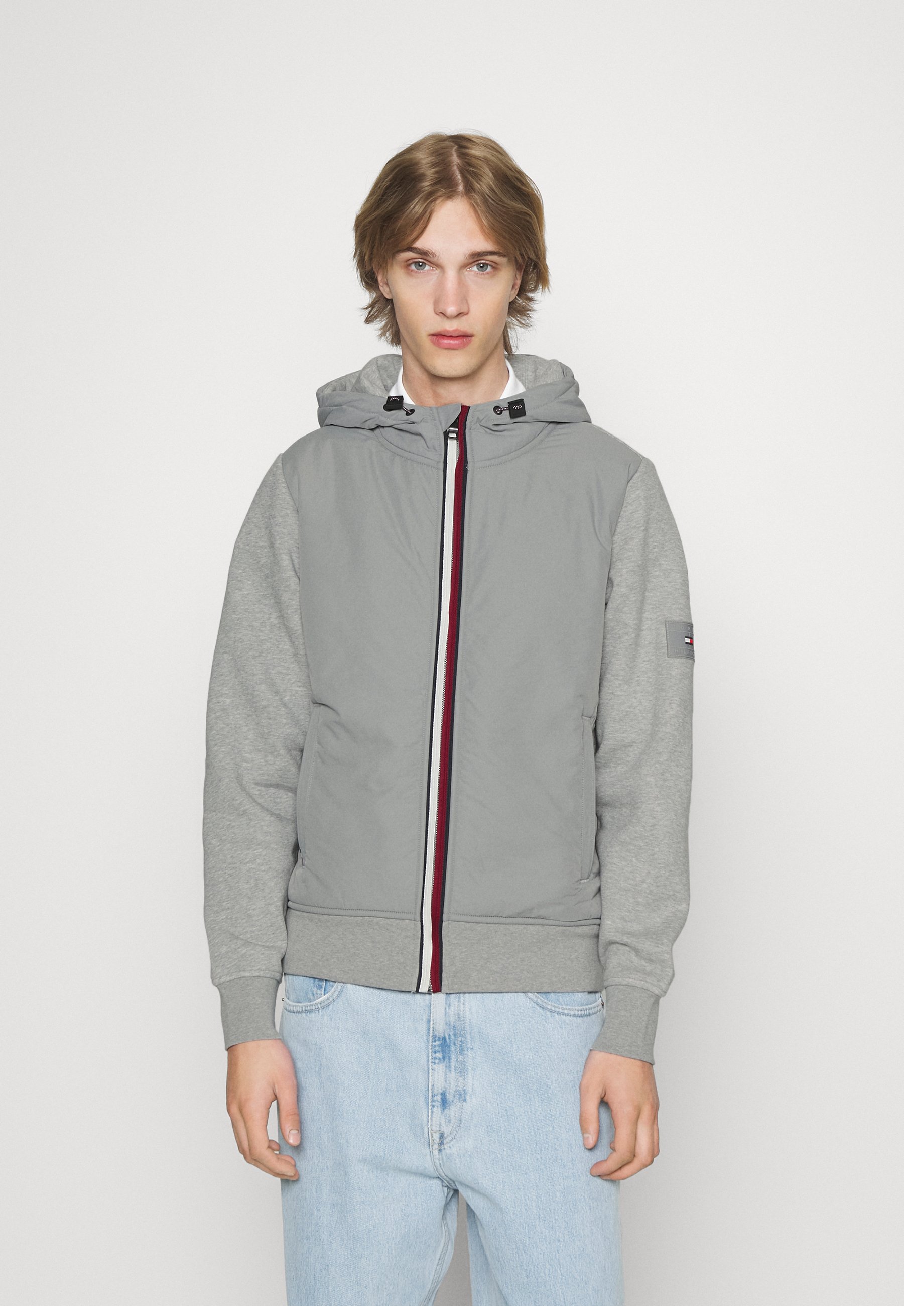 CLEAN MIX MEDIA ZIP THRU HOODY - Light jacket