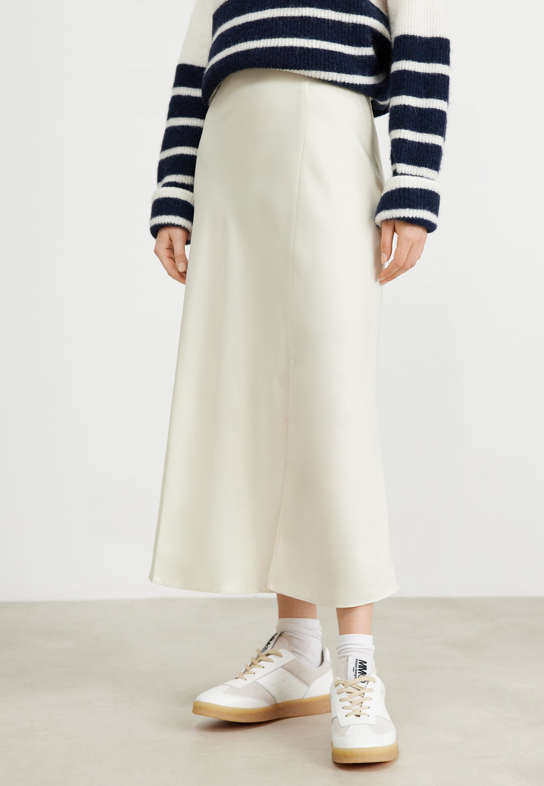 SLIP MIDI SKIRT- Maxi skirt