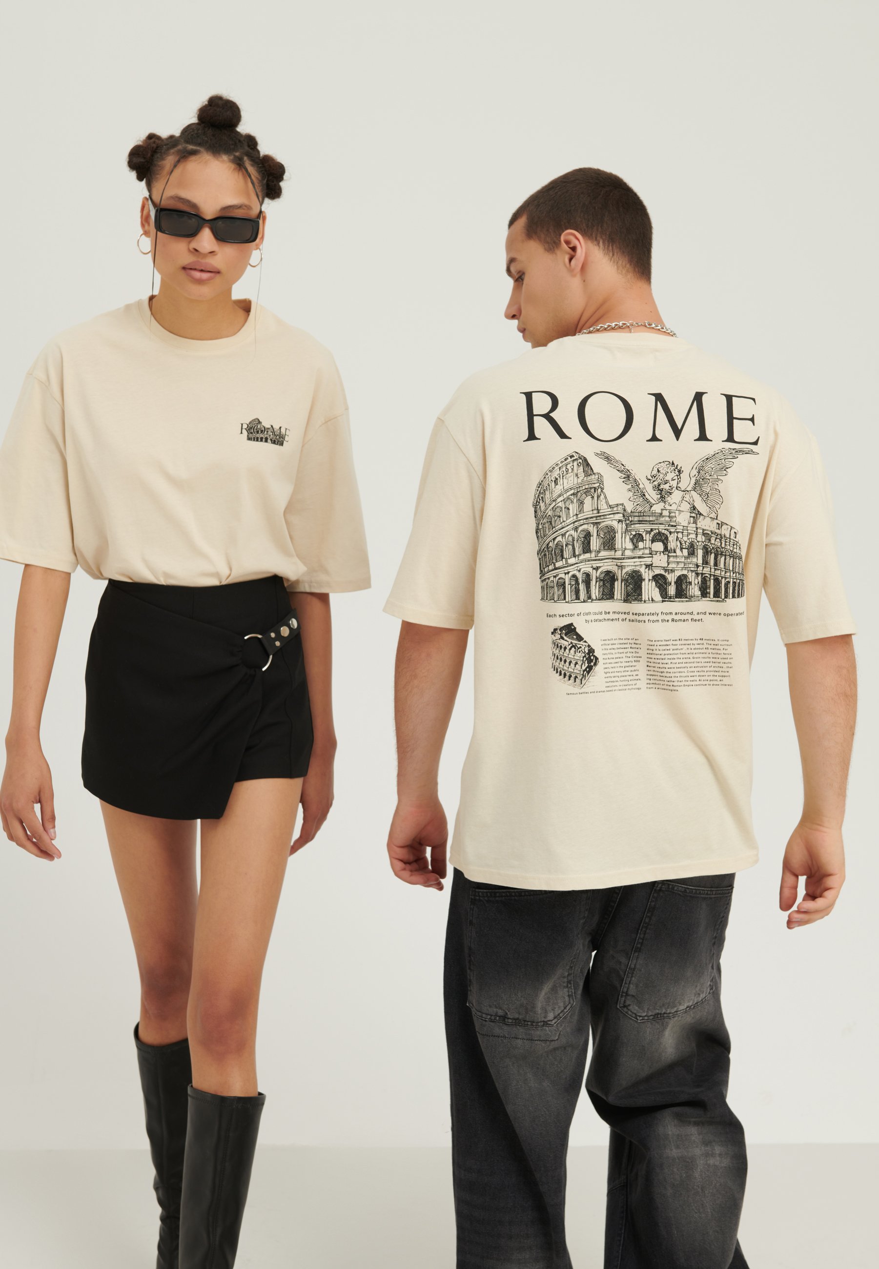 ROME TEE UNISEX - Print T-shirt