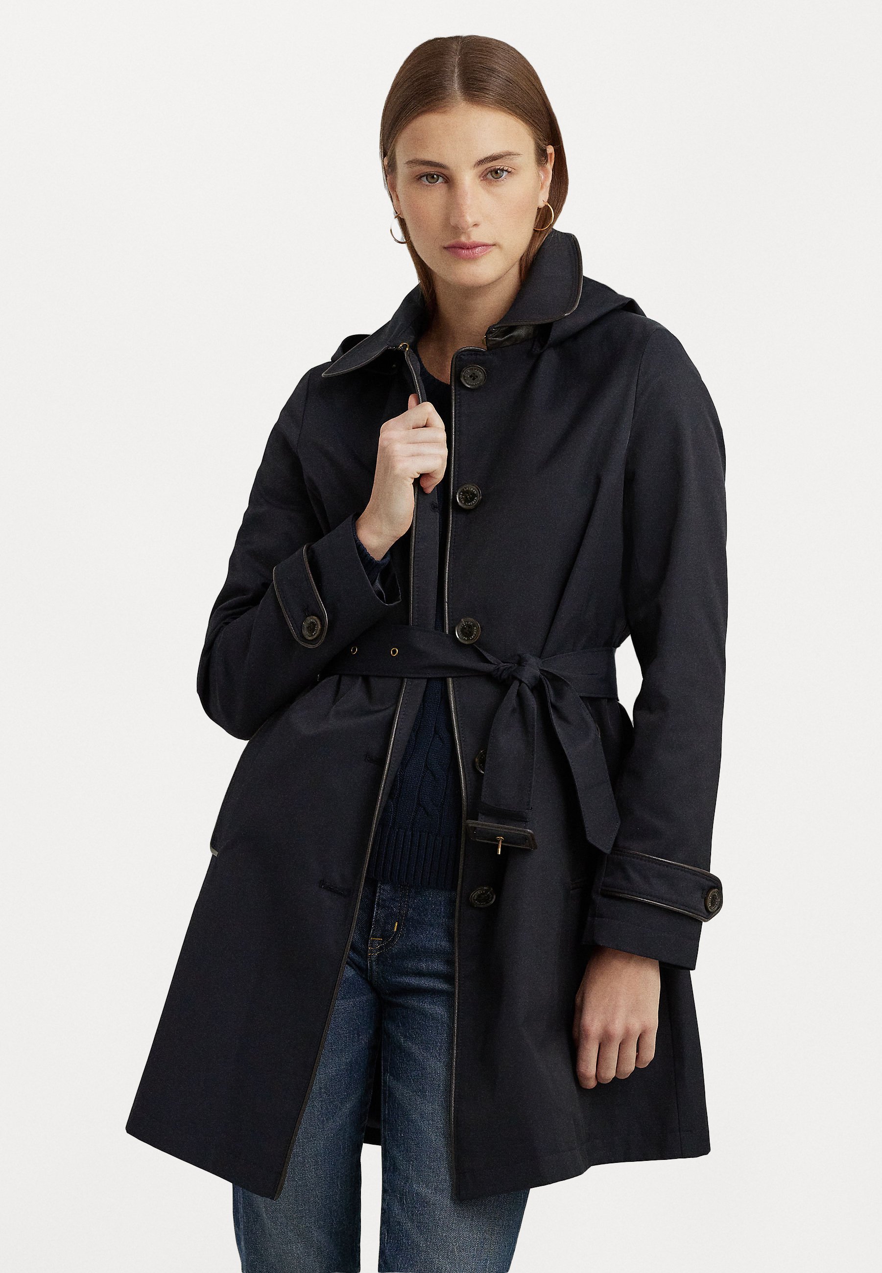 PIPING LINED COAT - Trenchcoat