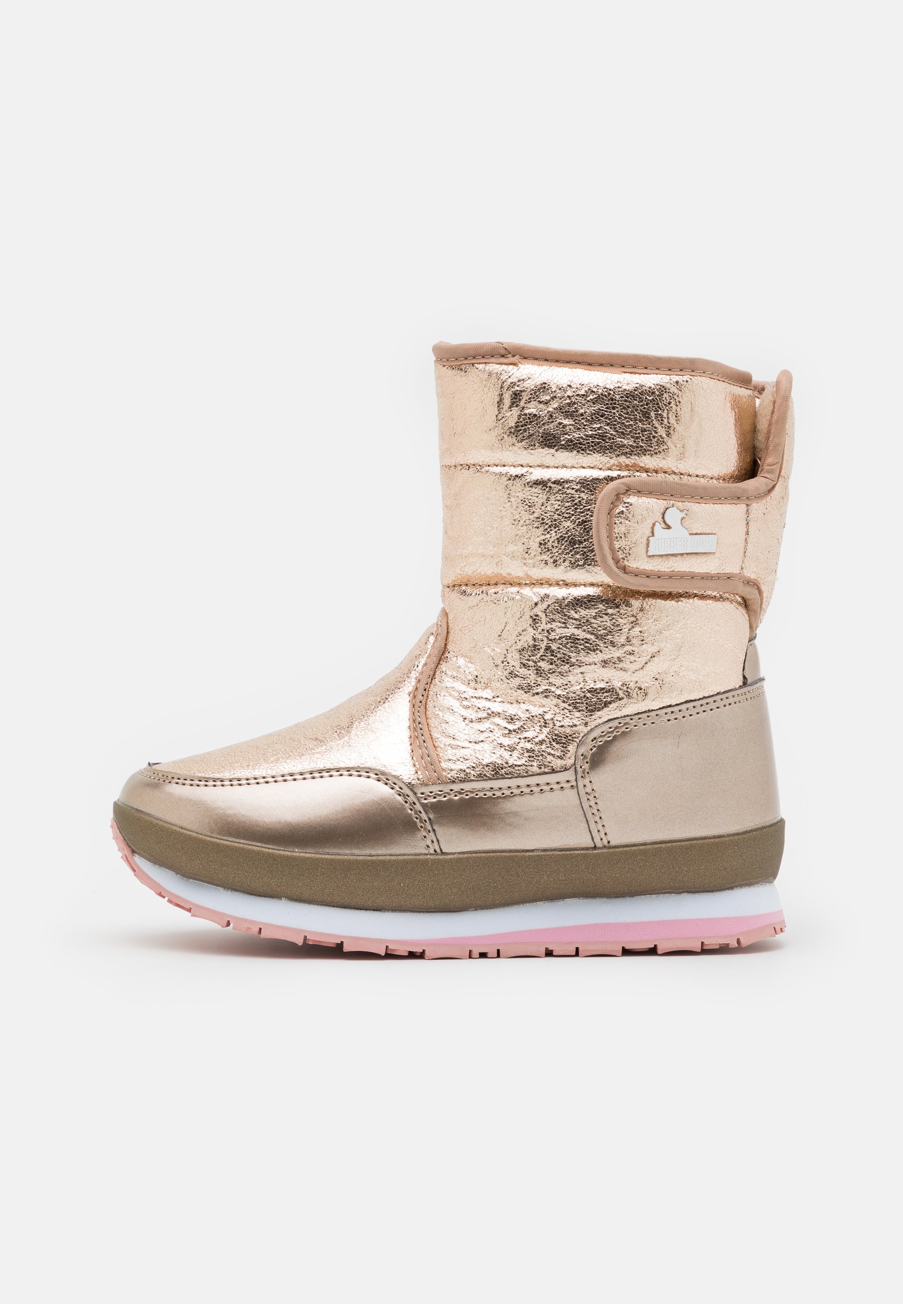 CRACKED METALLIC KIDS - Winter boots