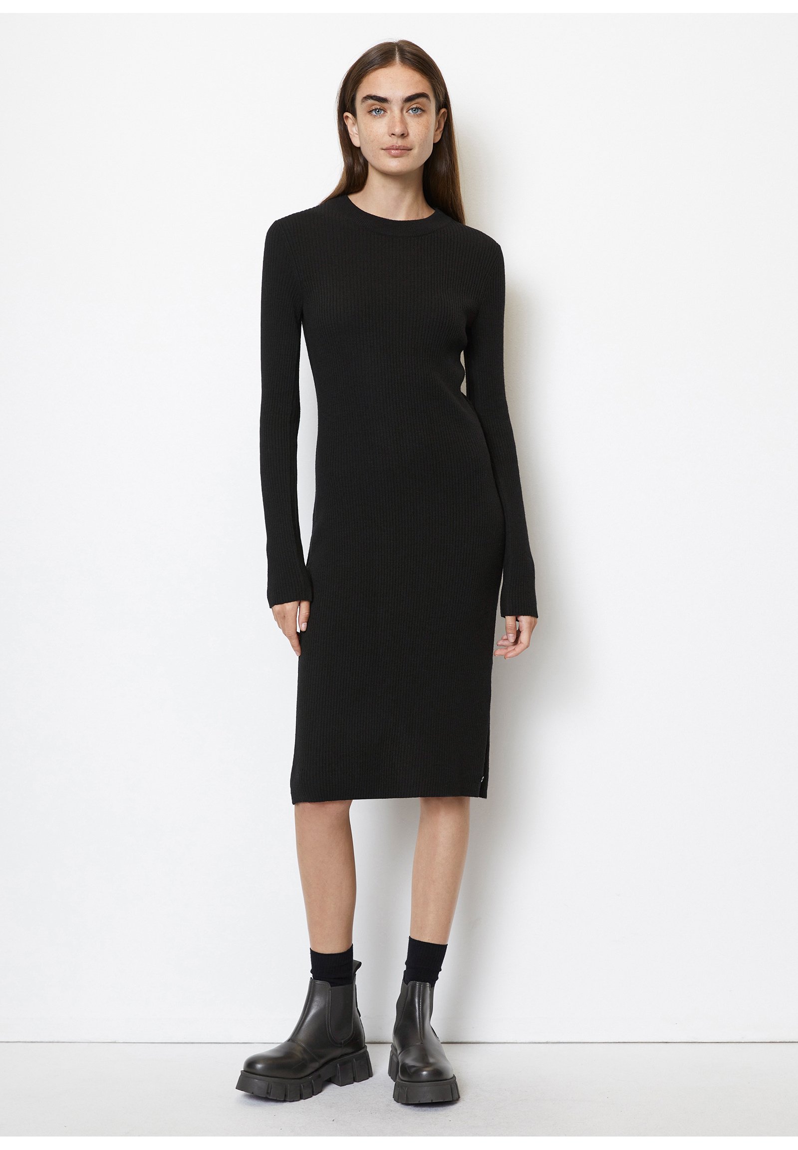 CREW NECK STRUCTURE - Jumper dress