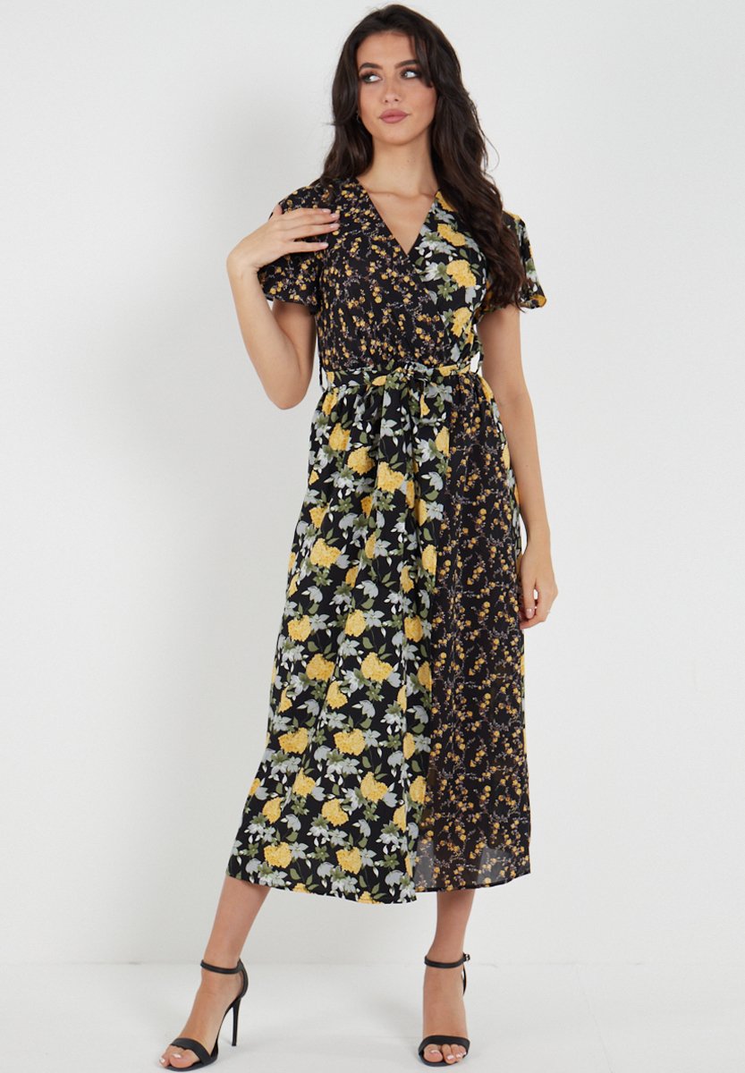 MIX FLORAL WRAP - Day dress