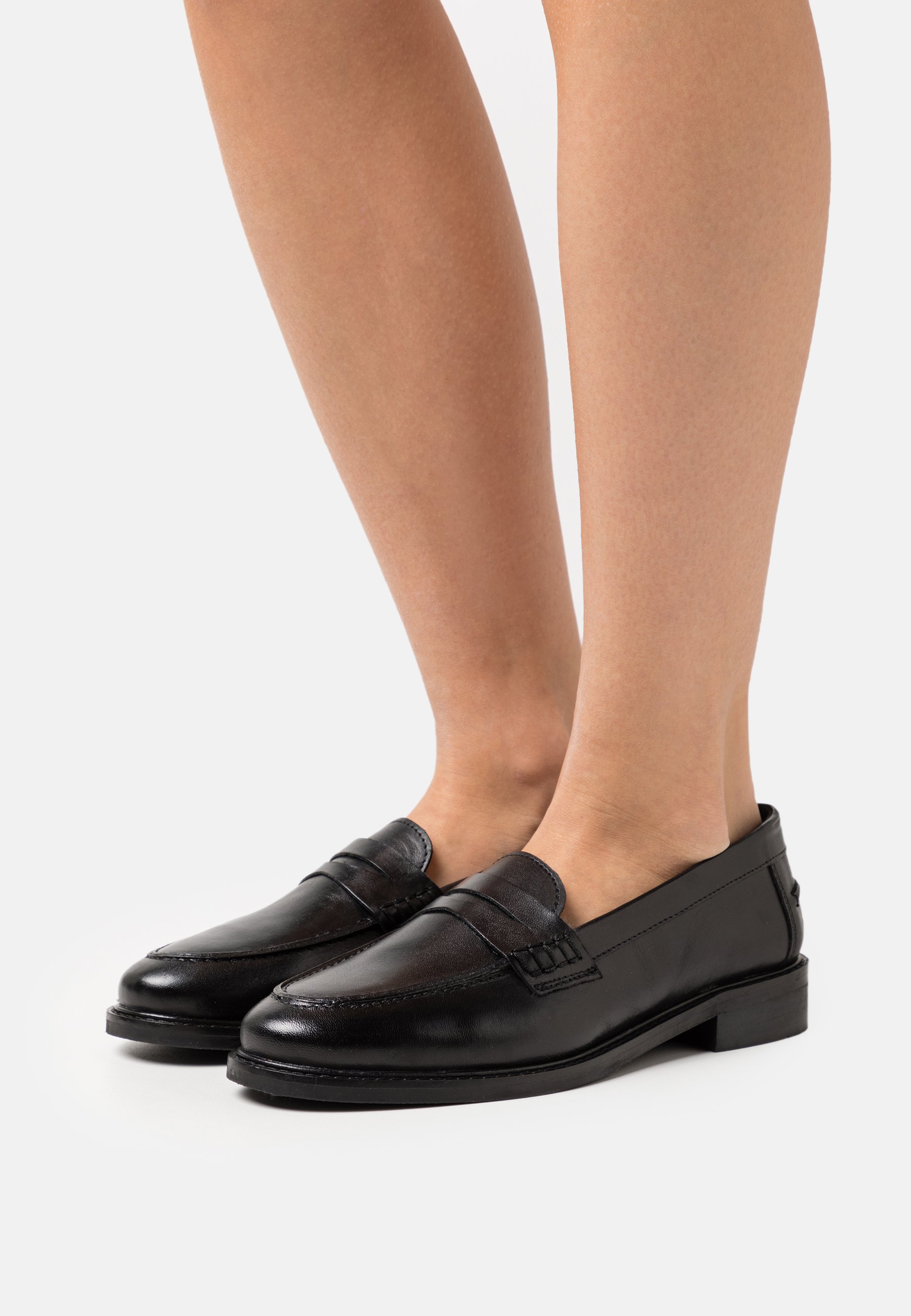 LEATHER - Slip-ons