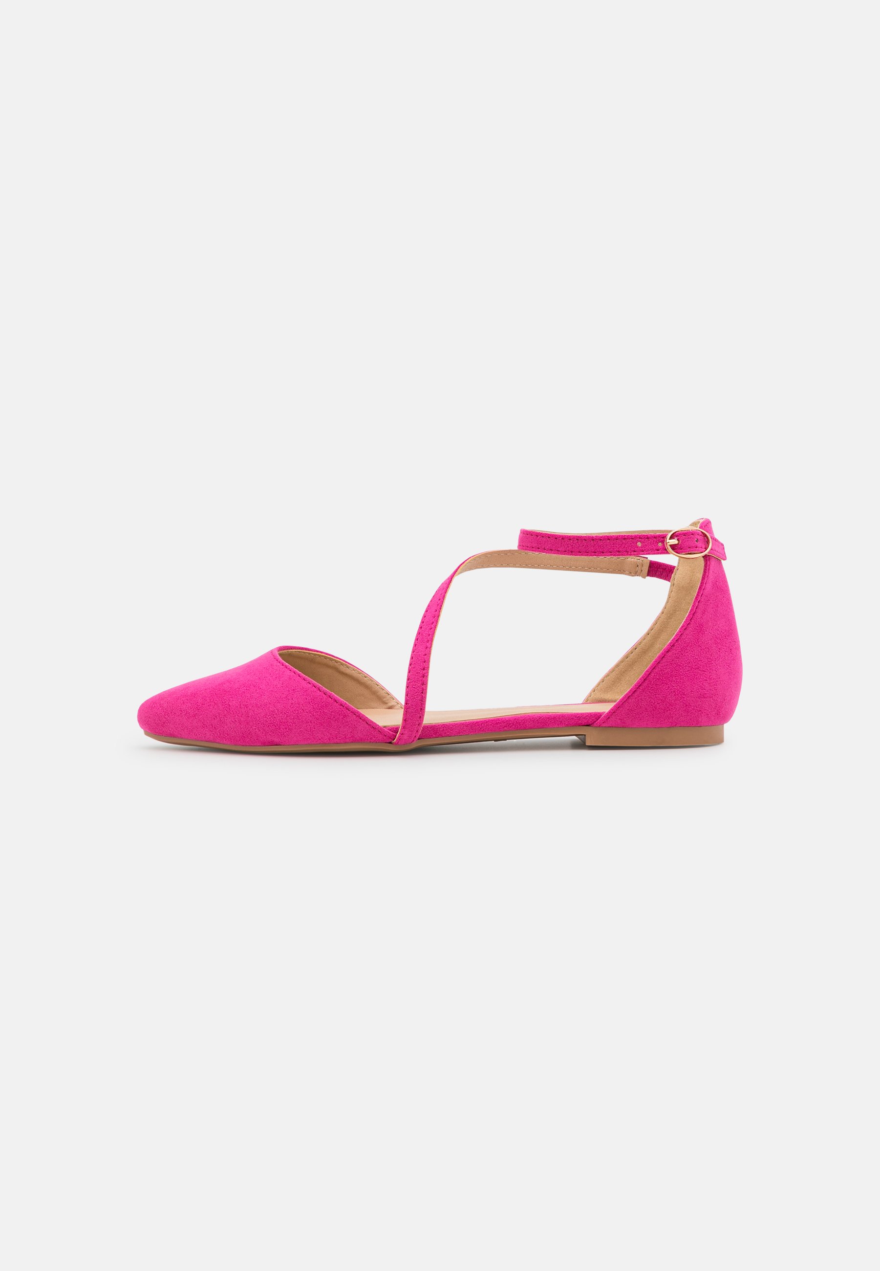 Ankle strap ballet pumps