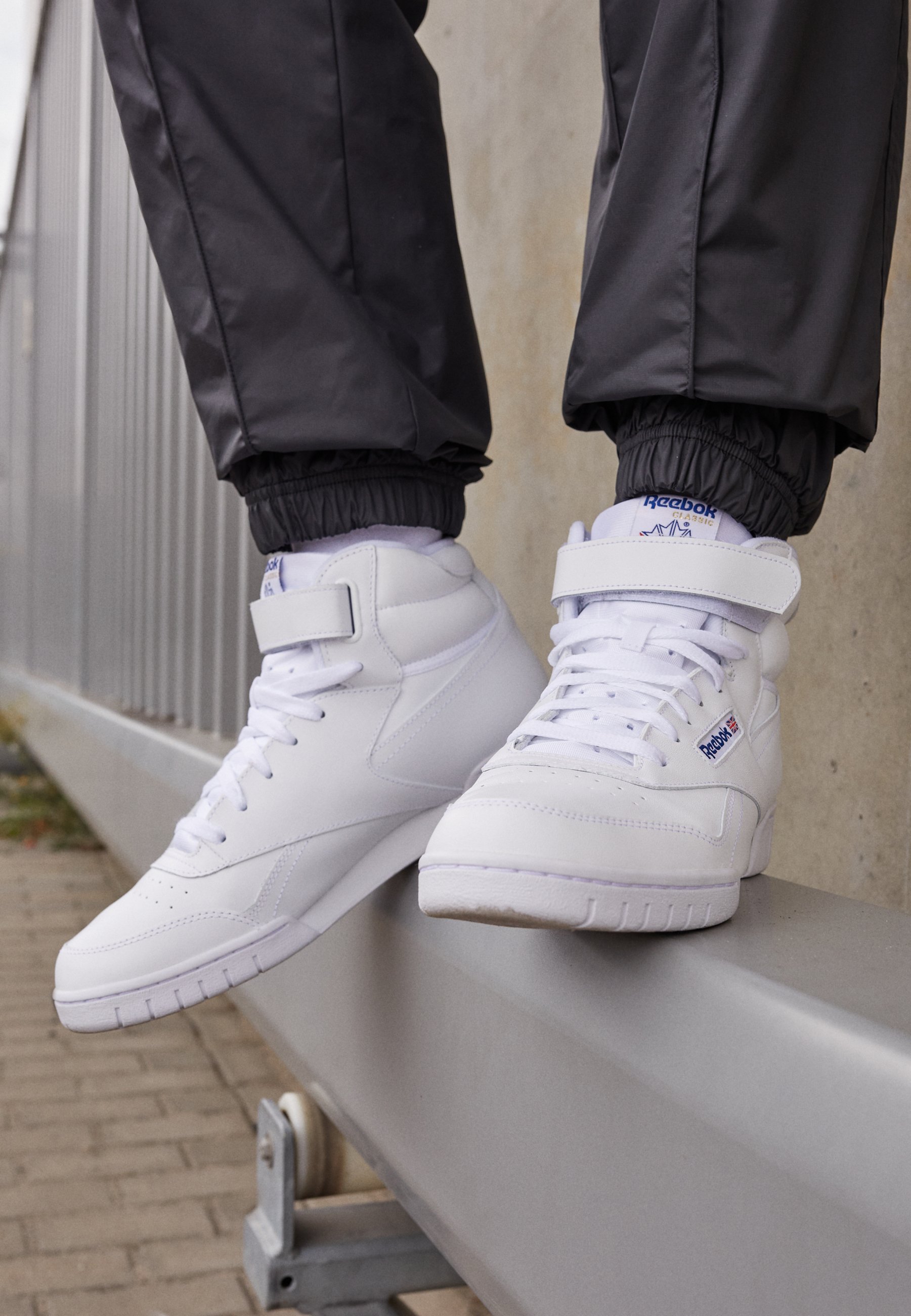 EX-O-FIT LEATHER SHOES - High-top trainers
