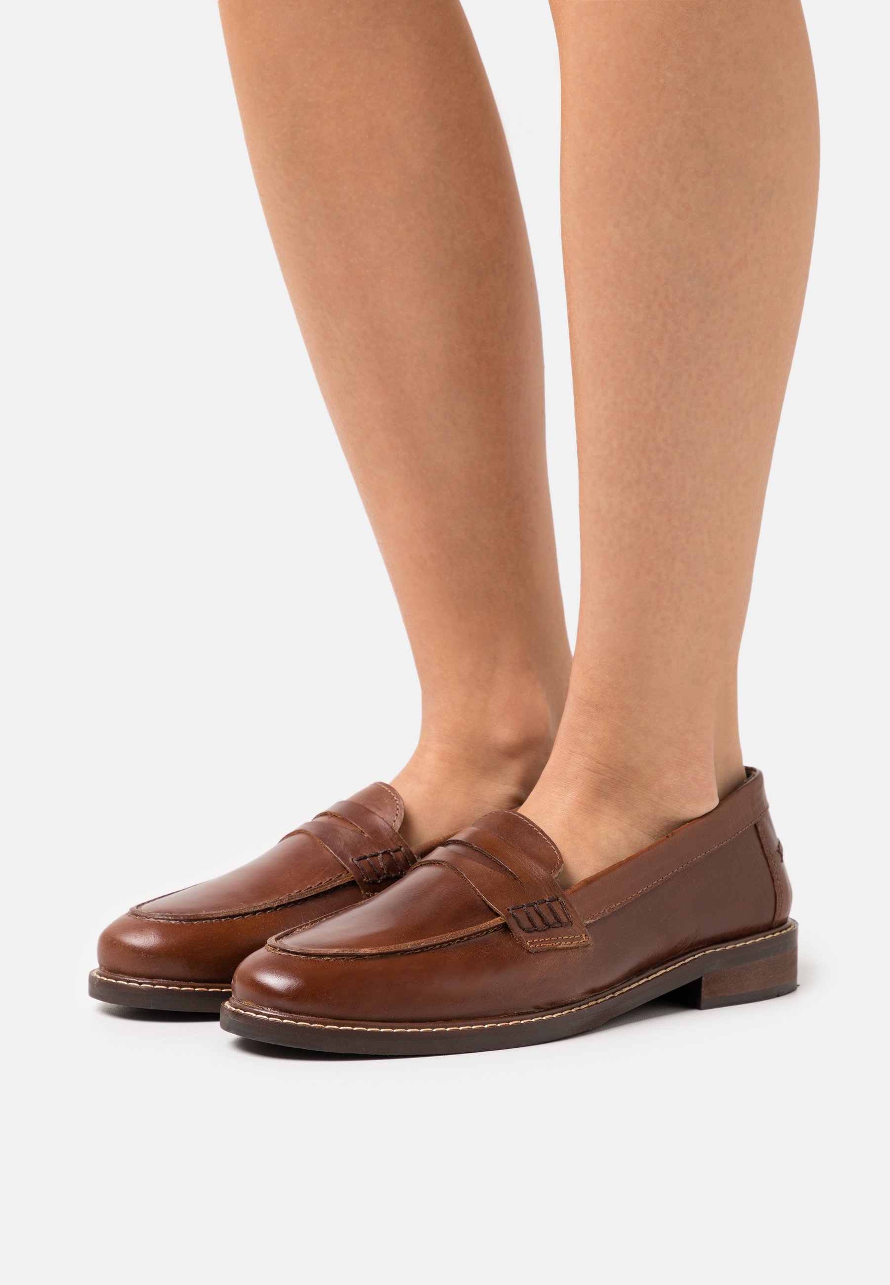 LEATHER - Slip-ons