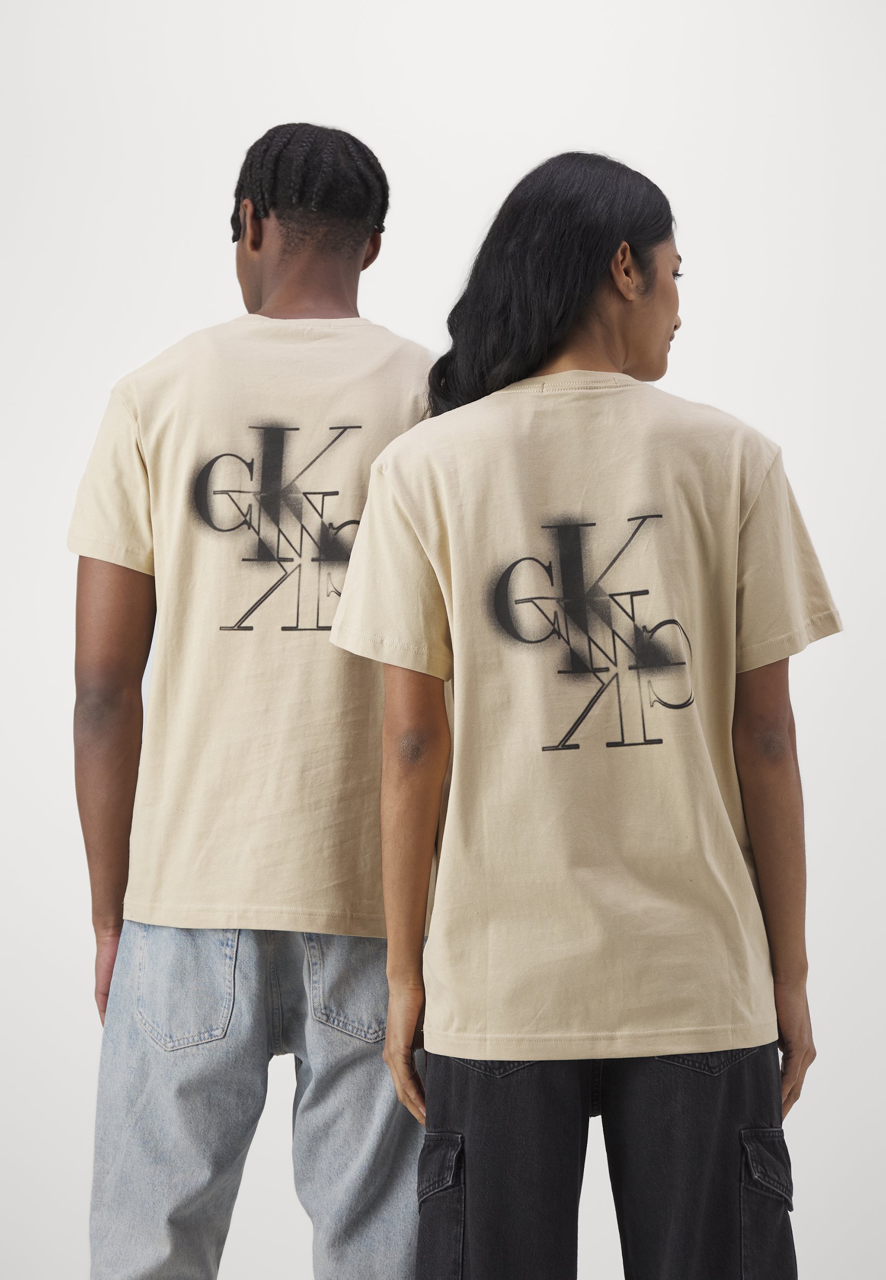 MIRRORED LOGO TEE UNISEX - Print T-shirt