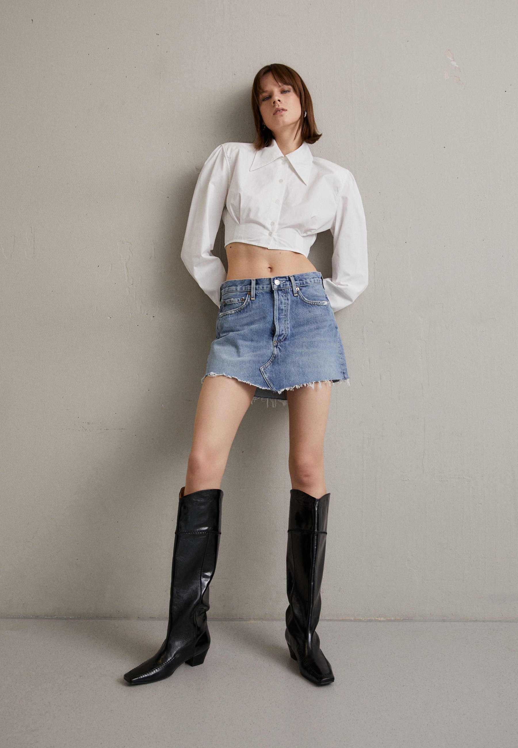 PARKER SKIRT - Denim skirt