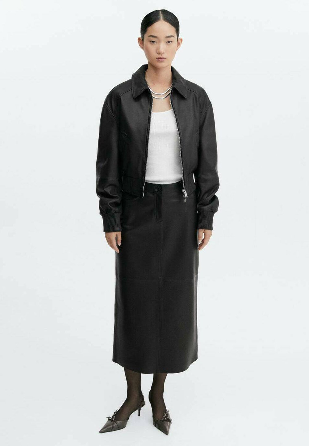 ANNA - Leather skirt
