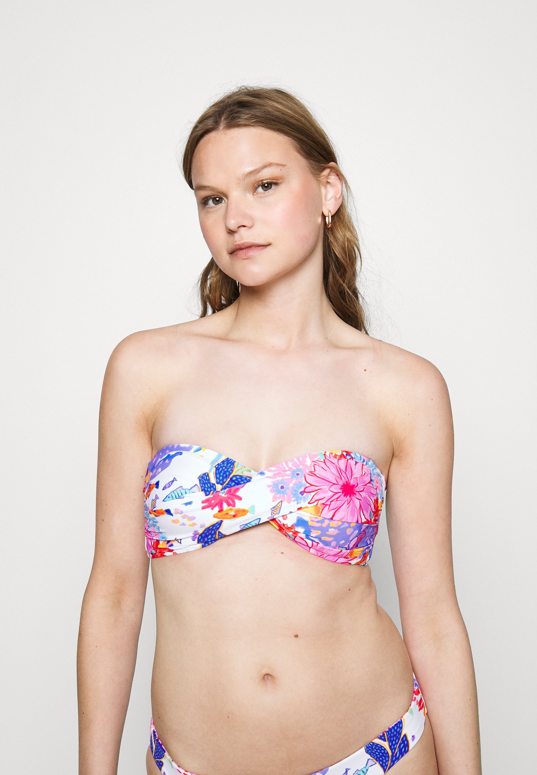 UNDER THE SEA TWIST BANDEAU - Bikini top