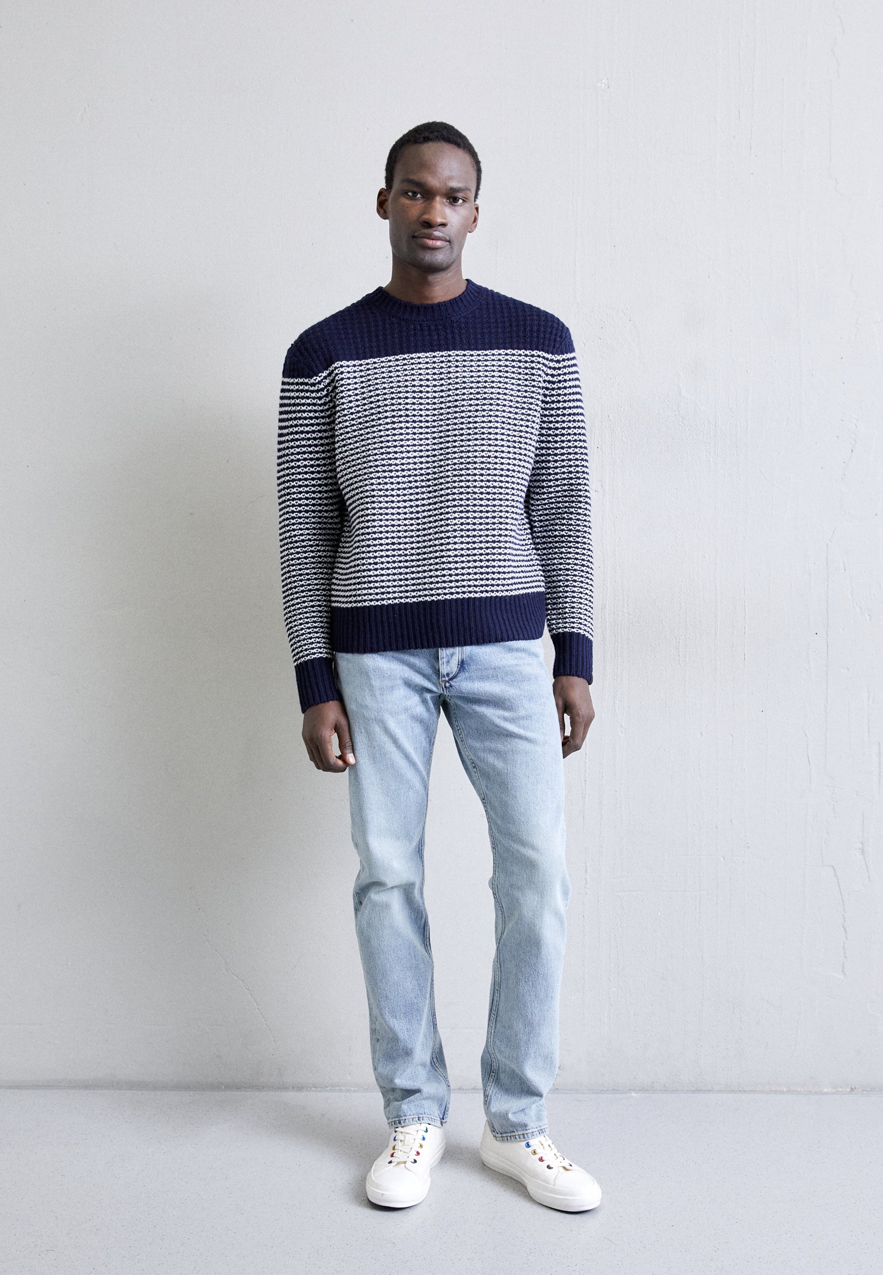 ERNIE STRIPE CREW - Jumper
