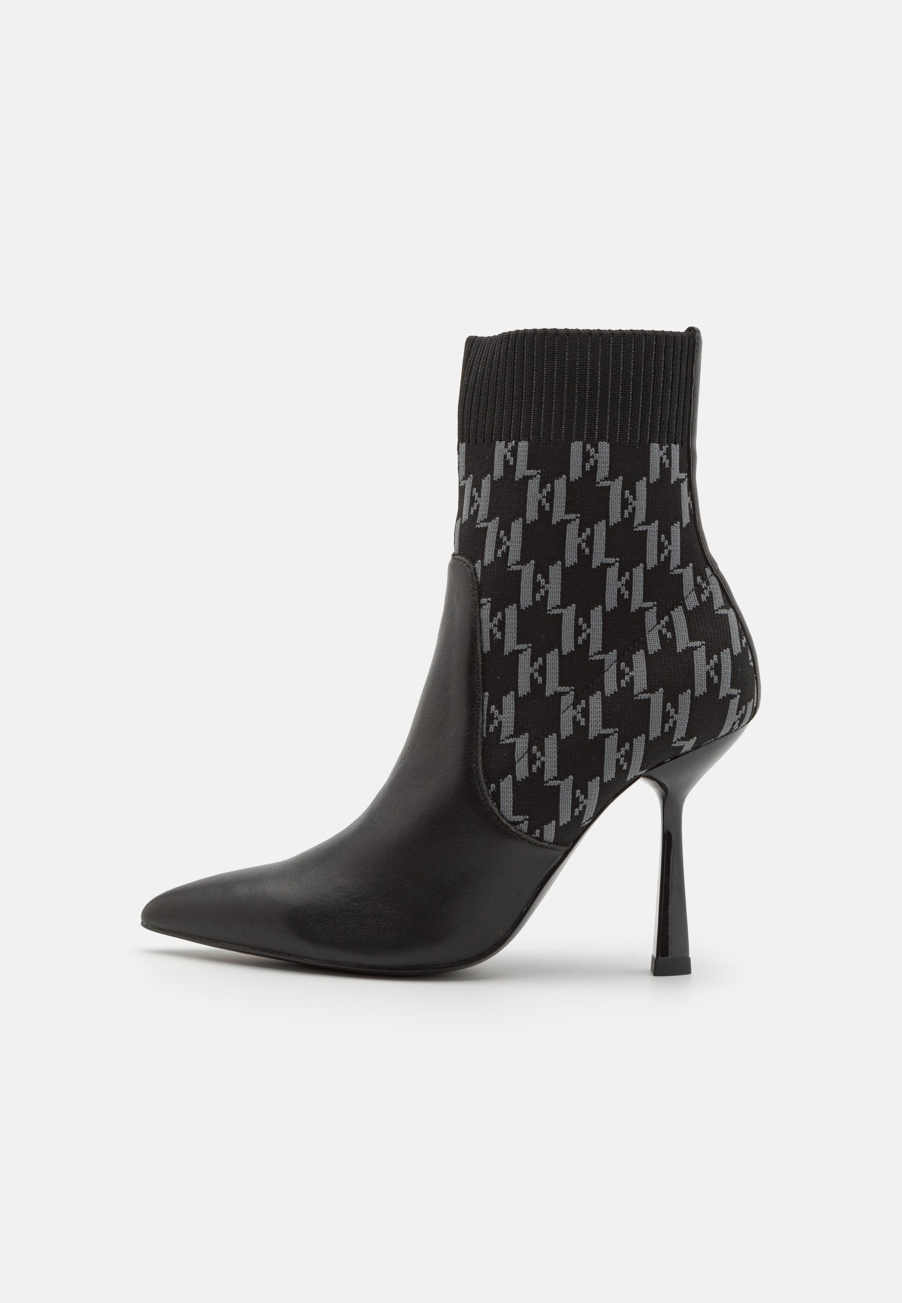 PANDARA MONOGRAM- High heeled ankle boots