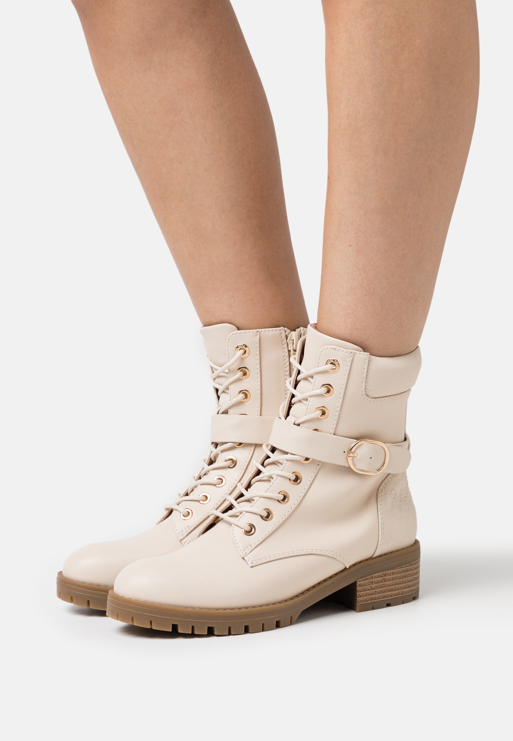 Lace-up ankle boots