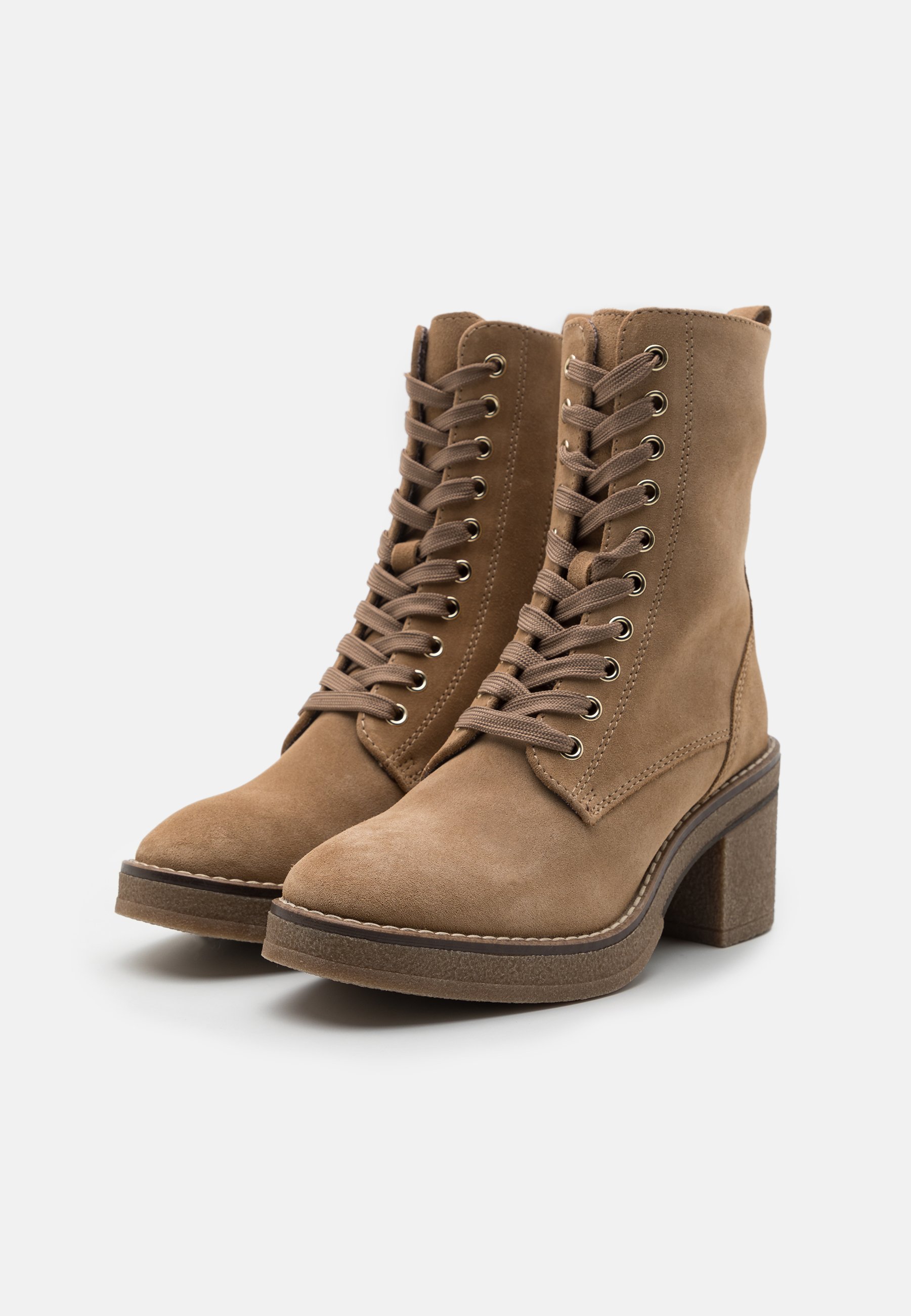 LEATHER - Platform ankle boots