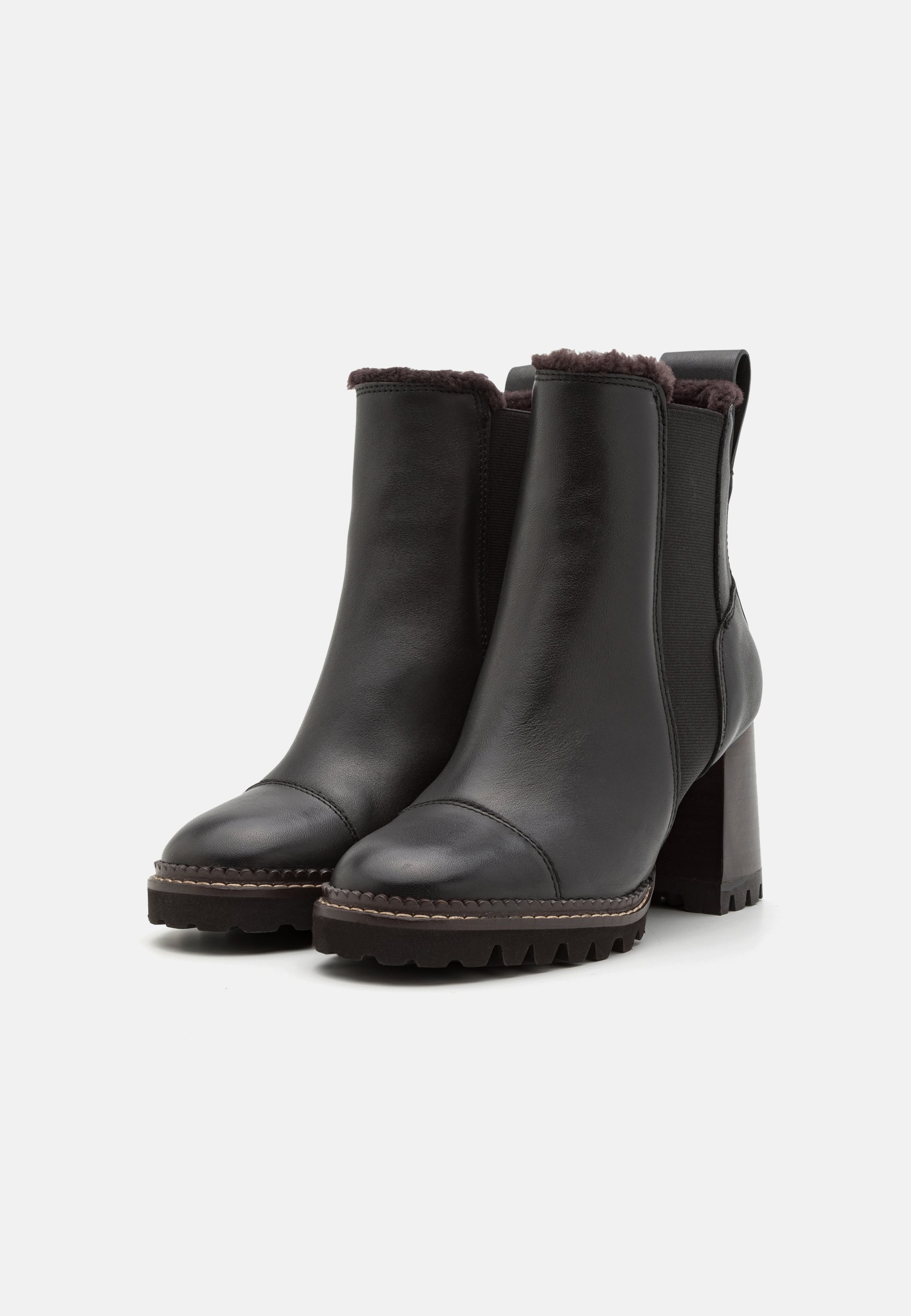 MALLORY HEELED CHELSEA BOOTIE - High heeled ankle boots