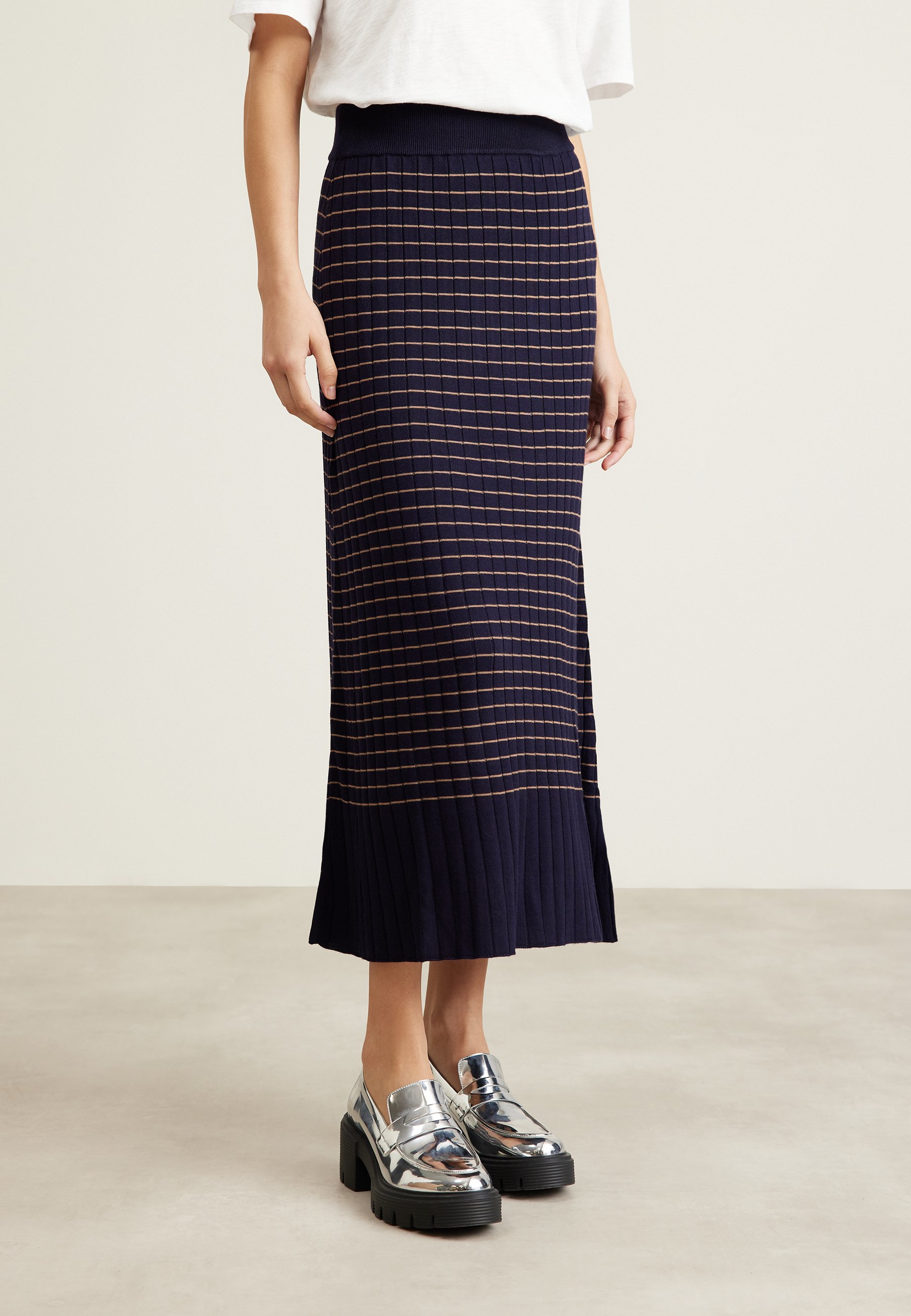 STRIPE SKIRT - Maxi skirt