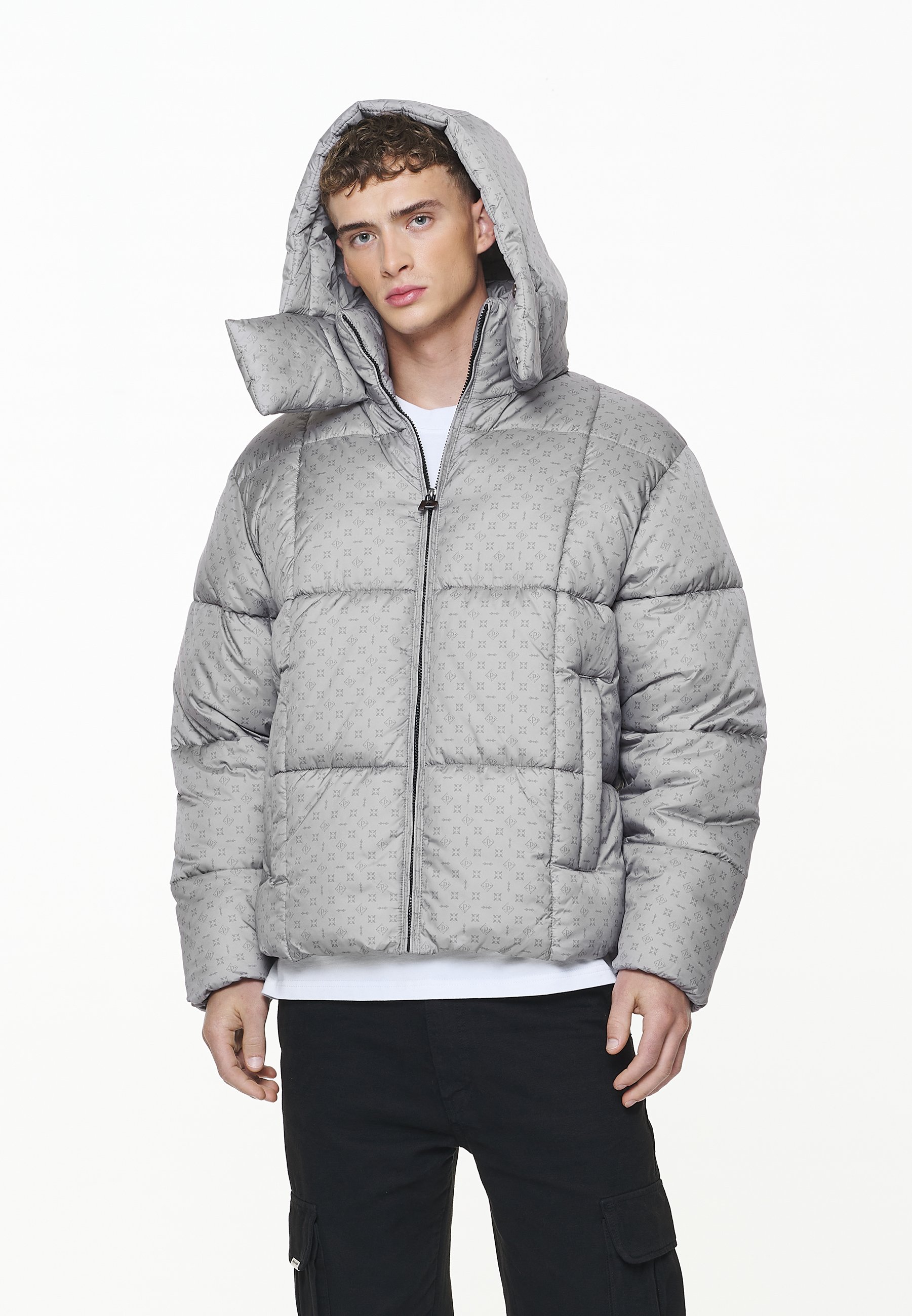 GALLAN MONOGRAM PUFFER JACKET - Winter jacket
