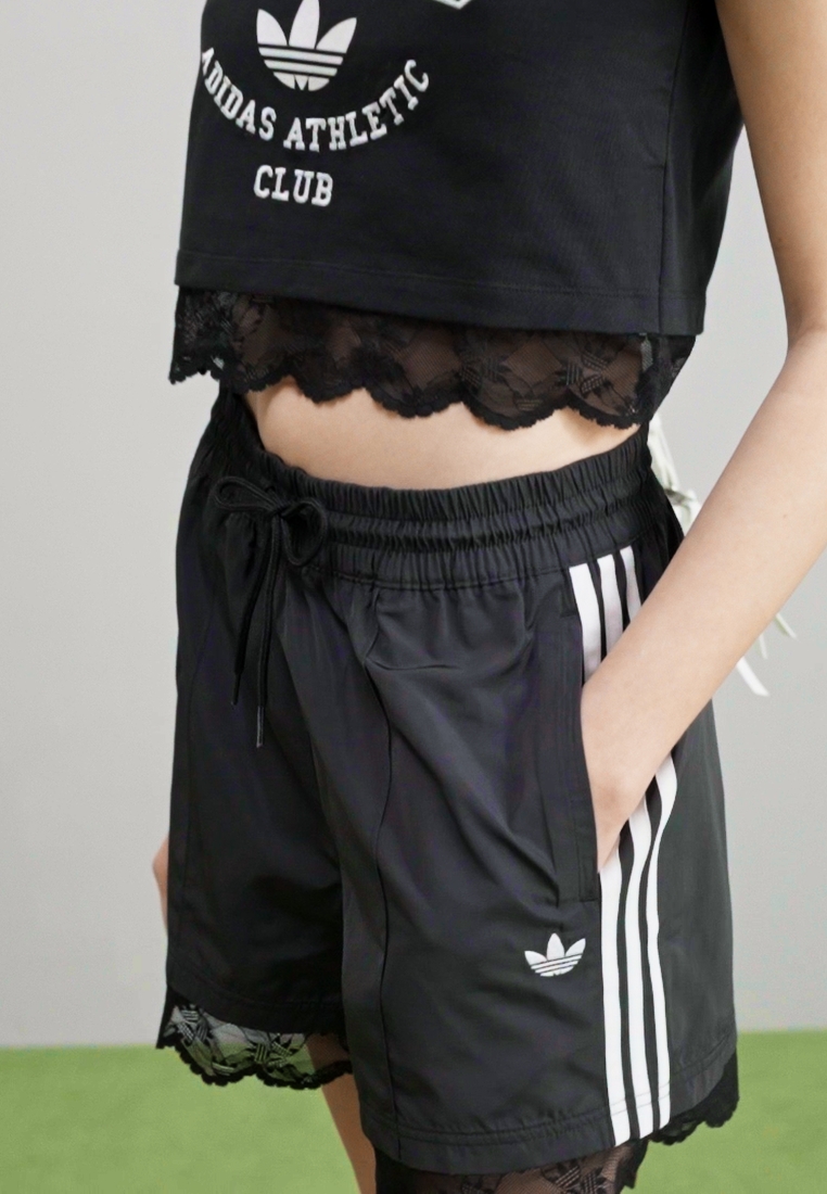 LACE TRIM 3-STRIPES - Shorts