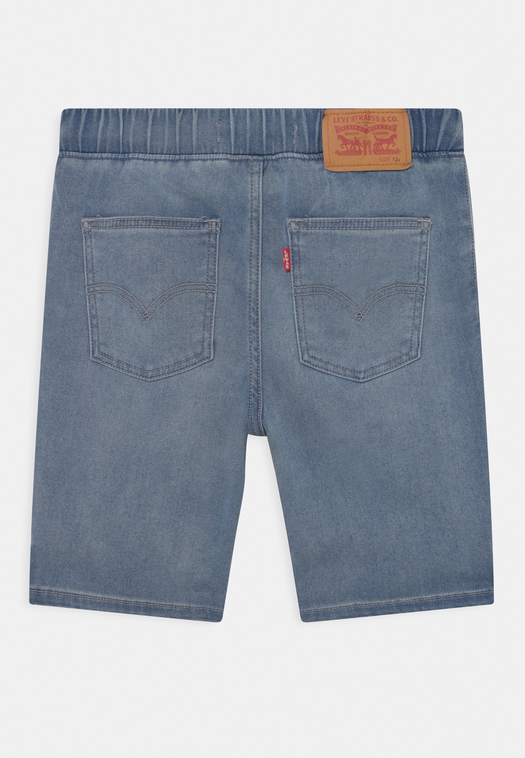 SKINNY DOBBY- Denim shorts