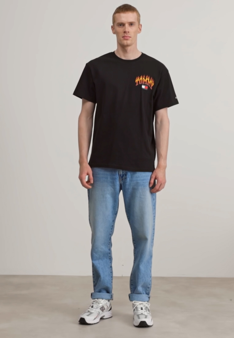 VINTAGE FLAME TEE UNISEX - Print T-shirt