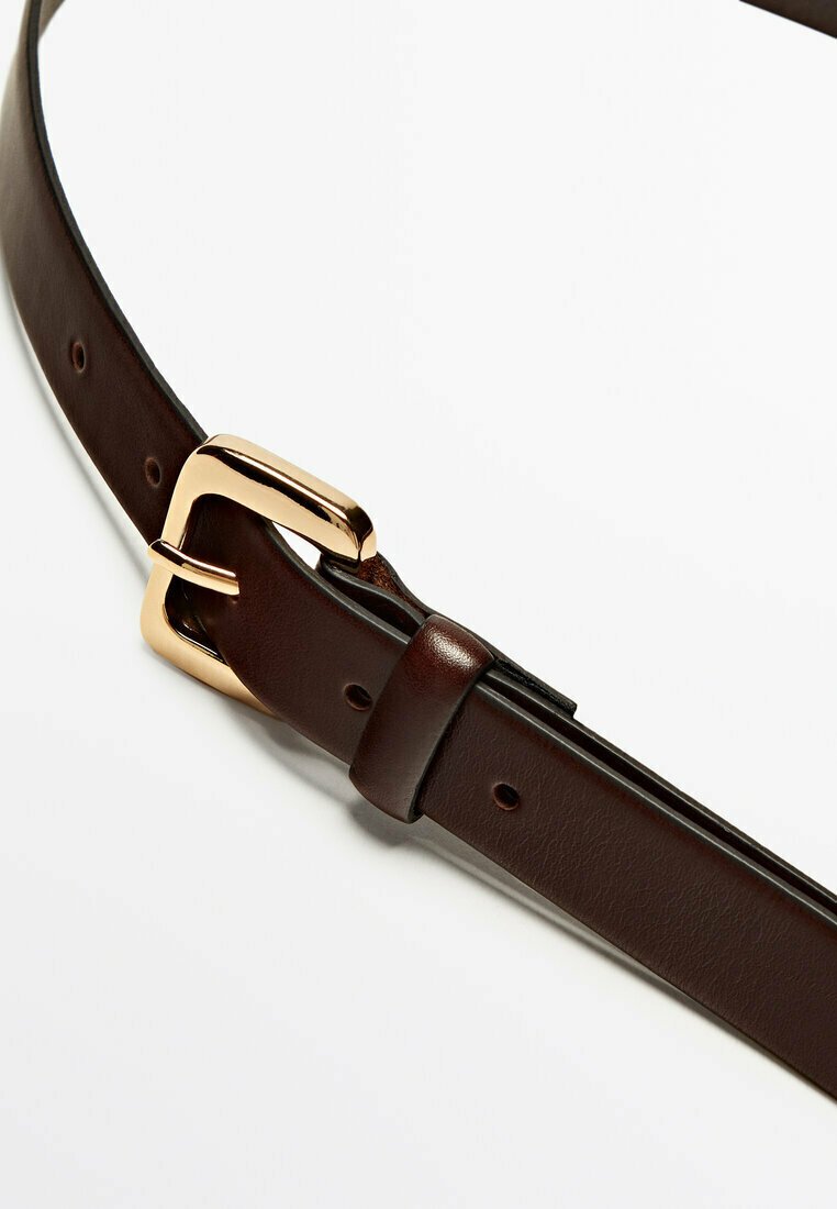 WITH ROUND BUCKLE - Belt