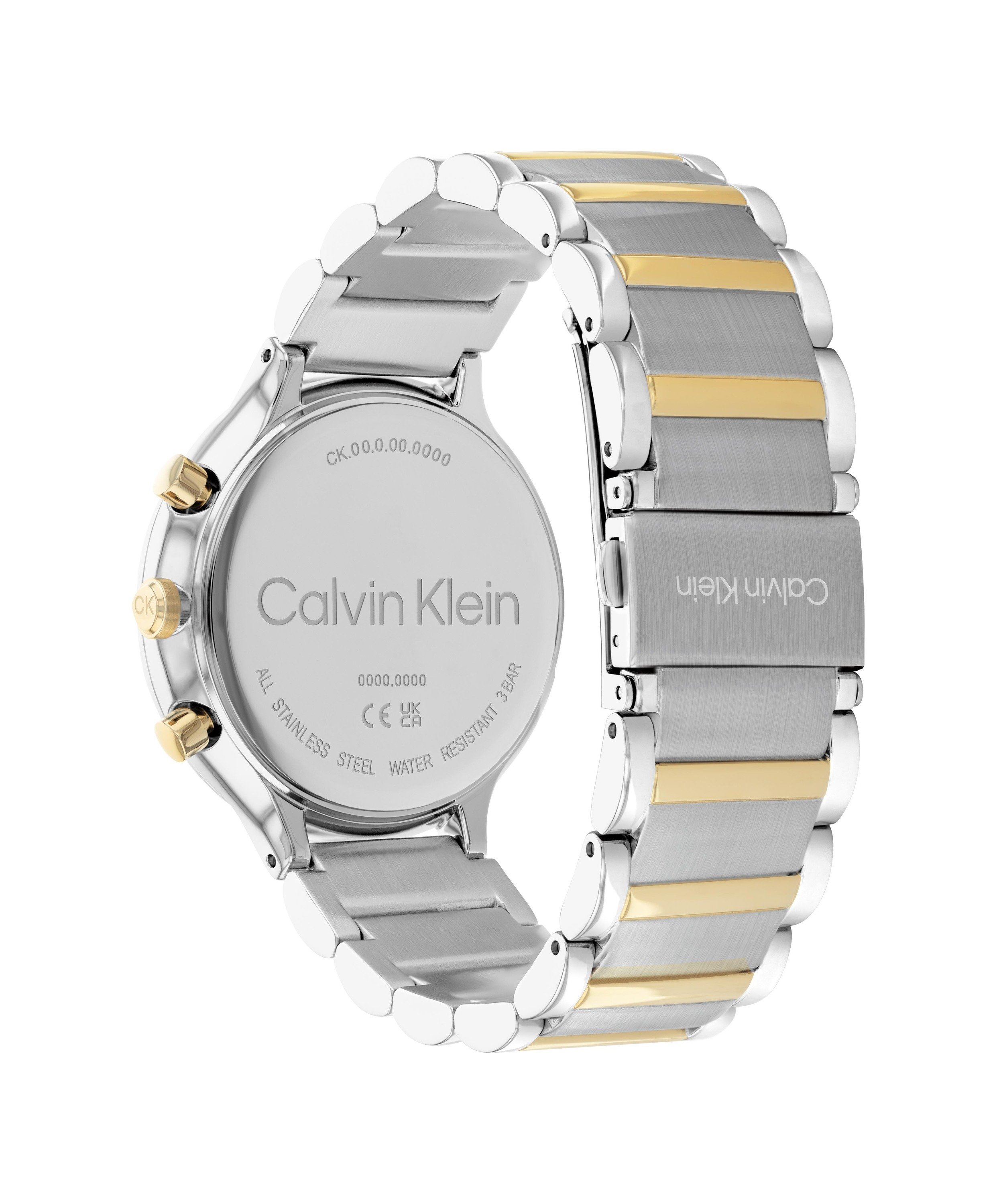MULTIFUNCTION/TWO TONE SS GP 38MM TWO TONE SS