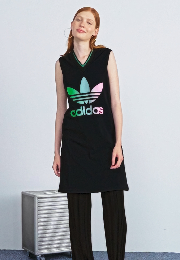 ADICOLOR 70S V NECK DRESS - Day dress
