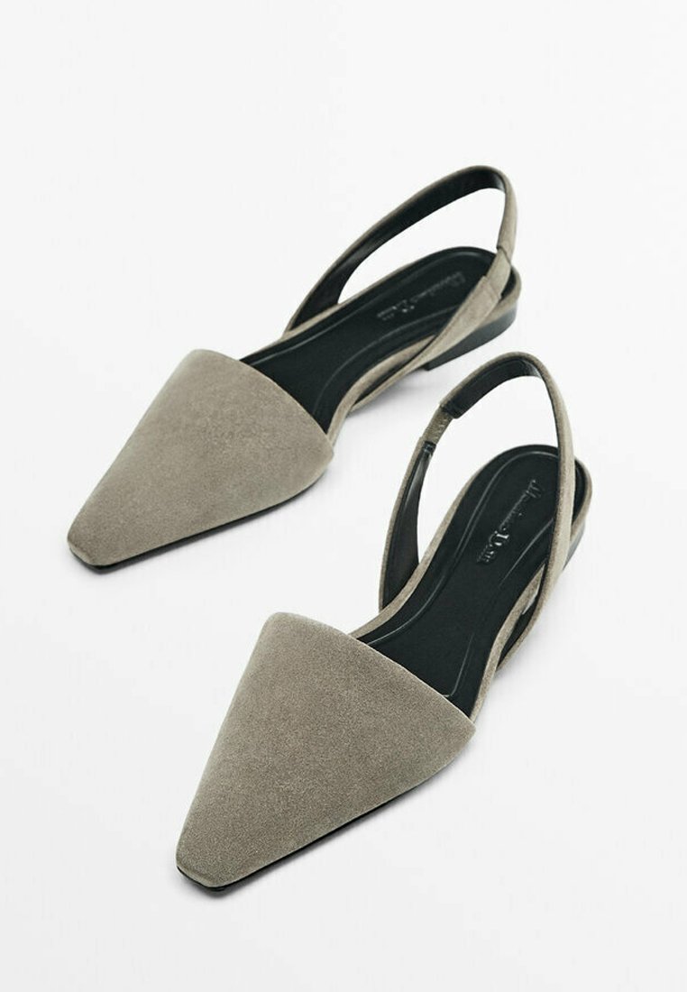 SPLIT- Slingback ballet pumps