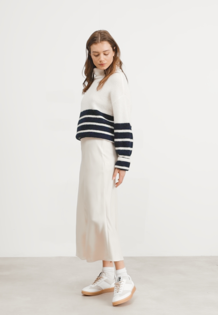 SLIP MIDI SKIRT- Maxi skirt