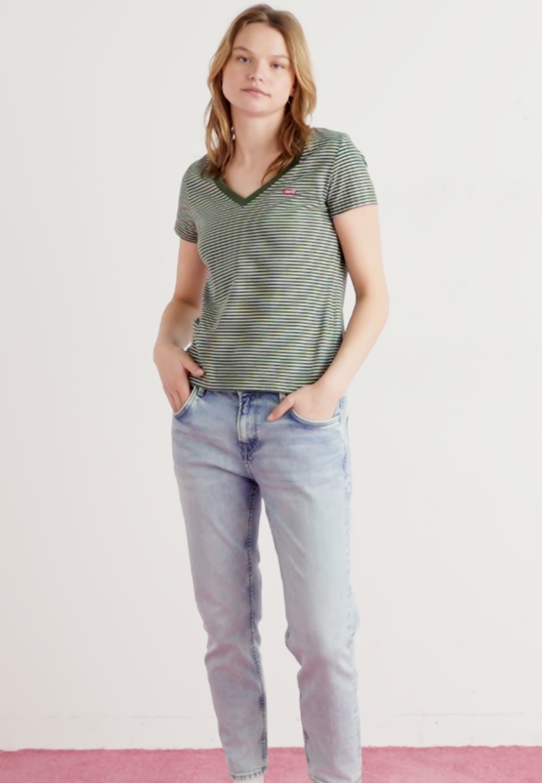 PERFECT VNECK - Print T-shirt