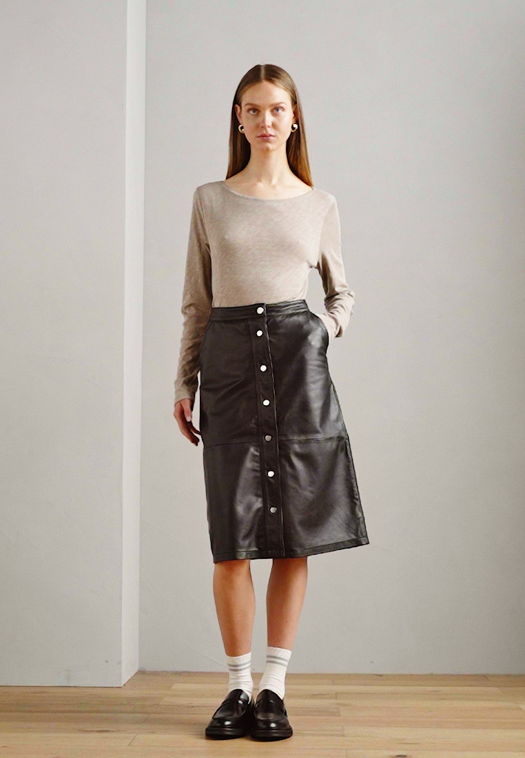 LONG SLEEVE BOAT NECK - Long sleeved top