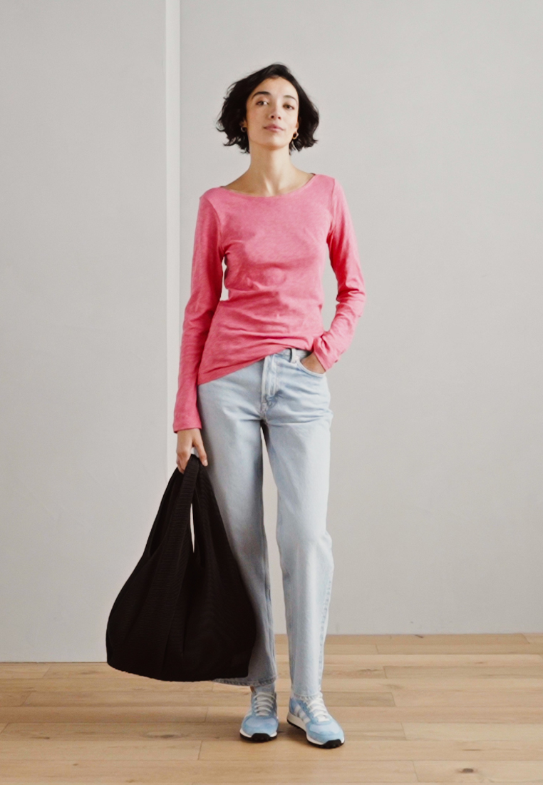 LONG SLEEVE BOAT NECK - Long sleeved top