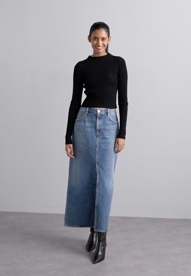 LEIF SKIRT - Denim skirt