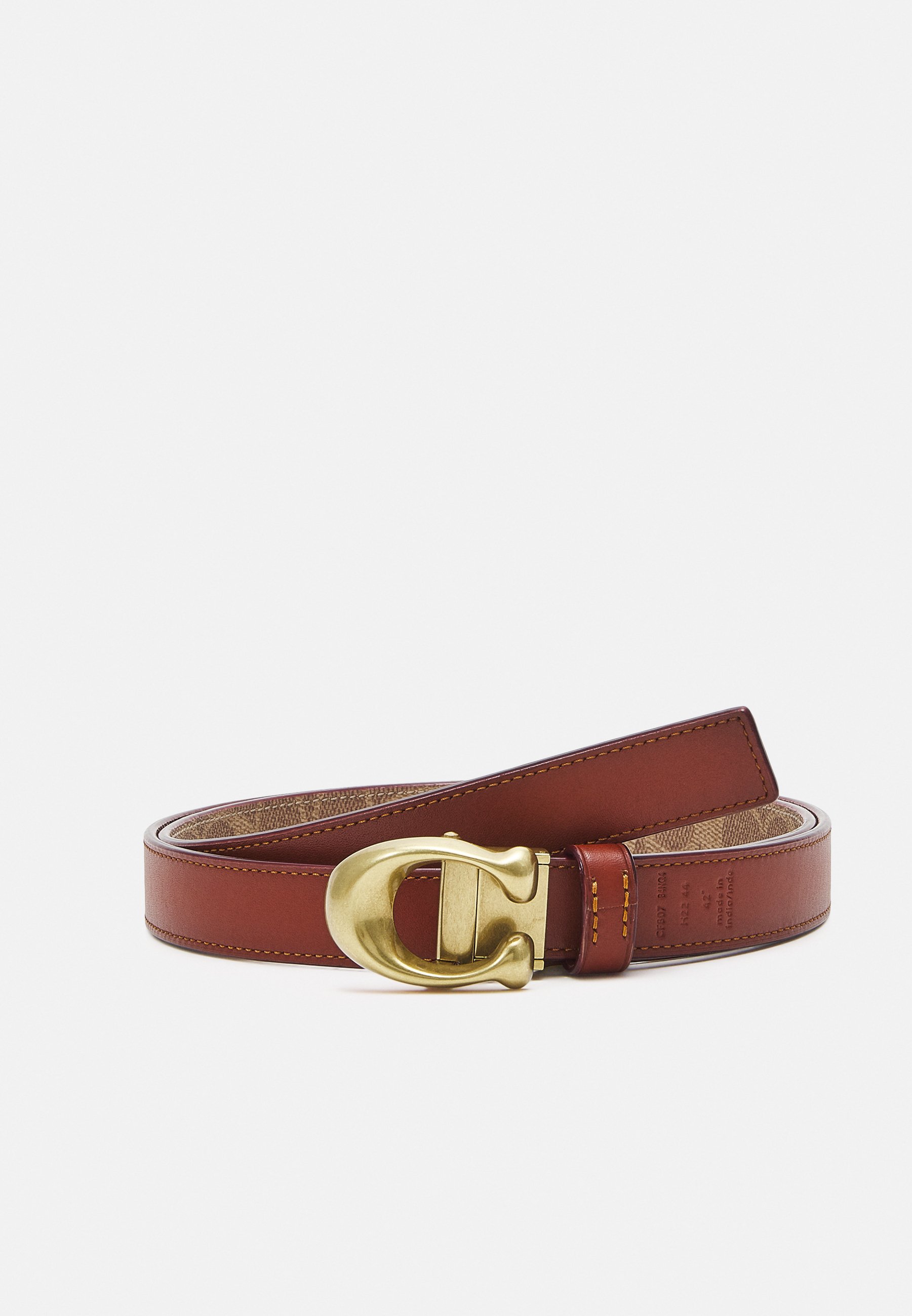 SCULPTED REVERSIBLE SIGNATURE BELT - Belt