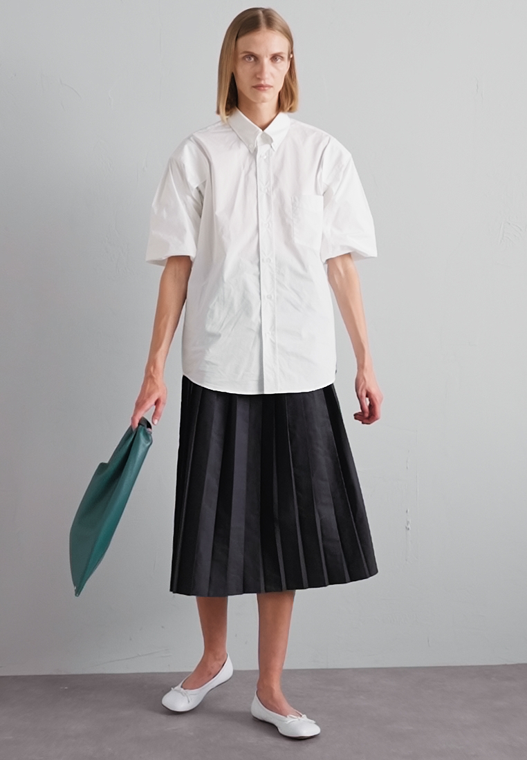 MIDI- Pleated skirt