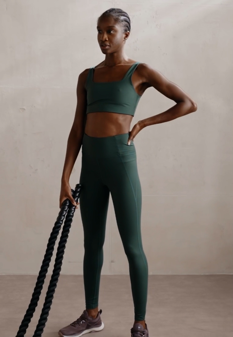 COMPRESSIVE HIGH RISE LEGGING LONG - Leggings