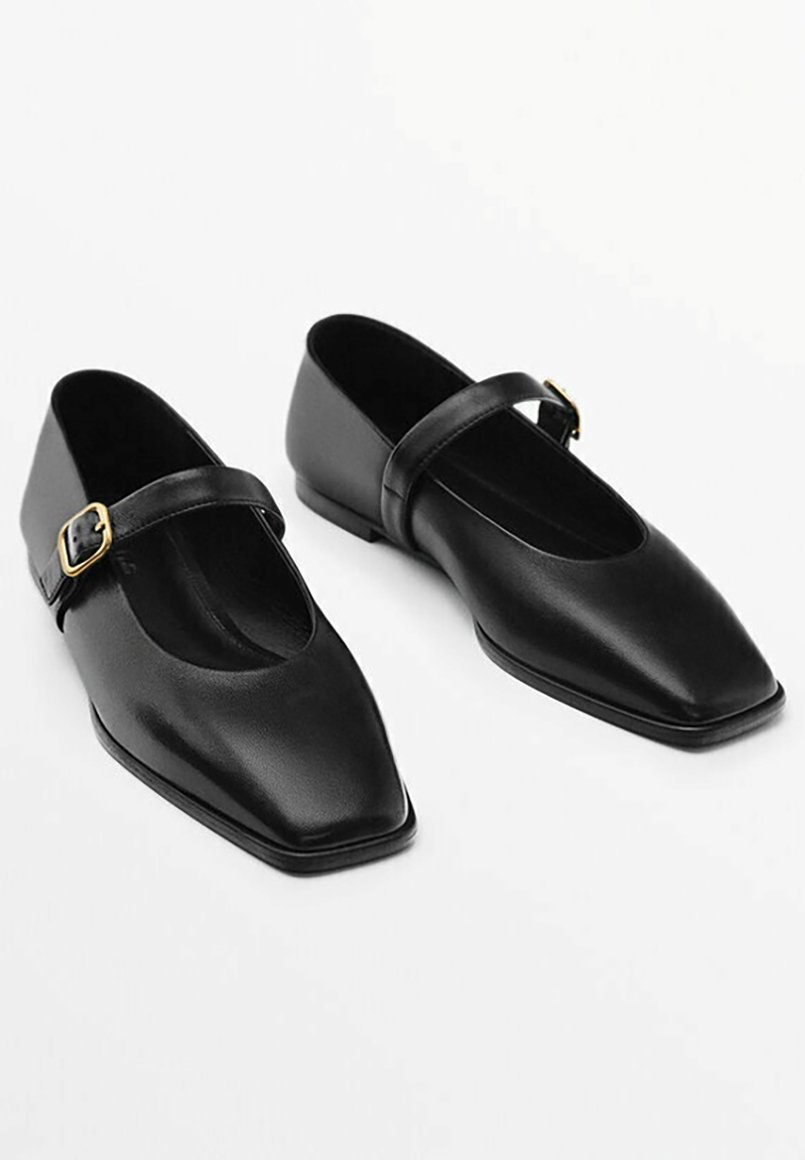 WITH BUCKLE - Ankle strap ballet pumps