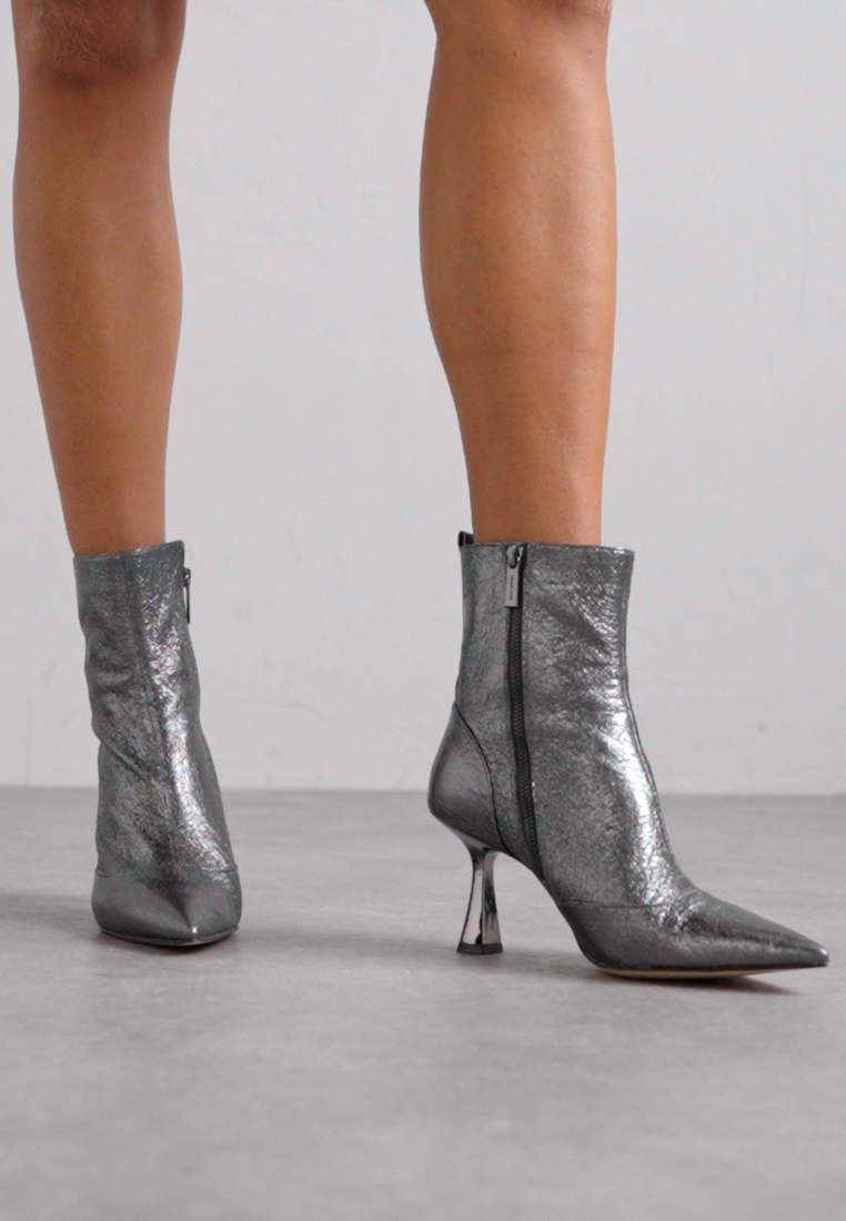 CLARA MID BOOTIE - High heeled ankle boots